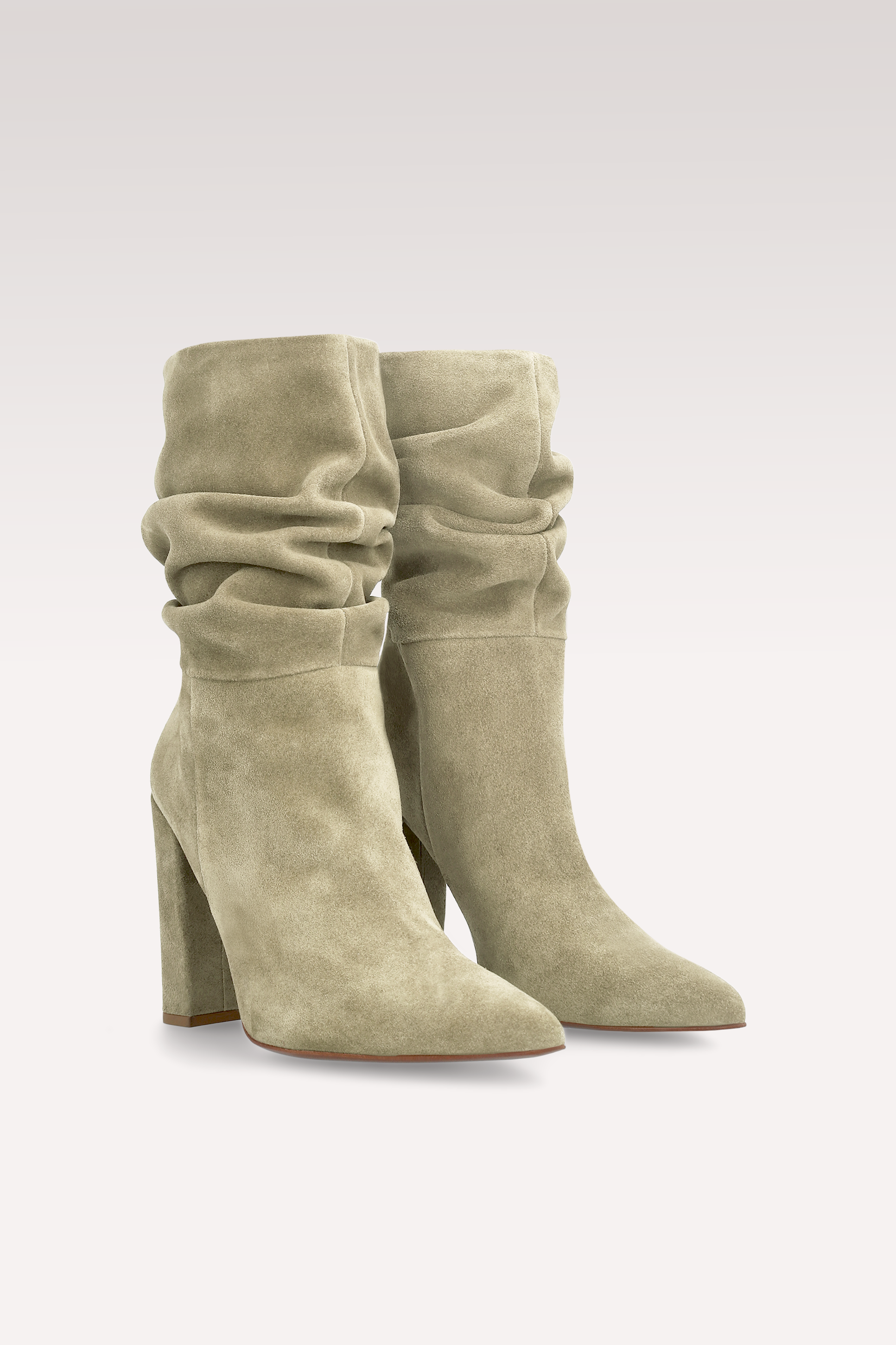 SUEDE ANKLE BOOTS ANTOANETA SPLIT VANILLIA