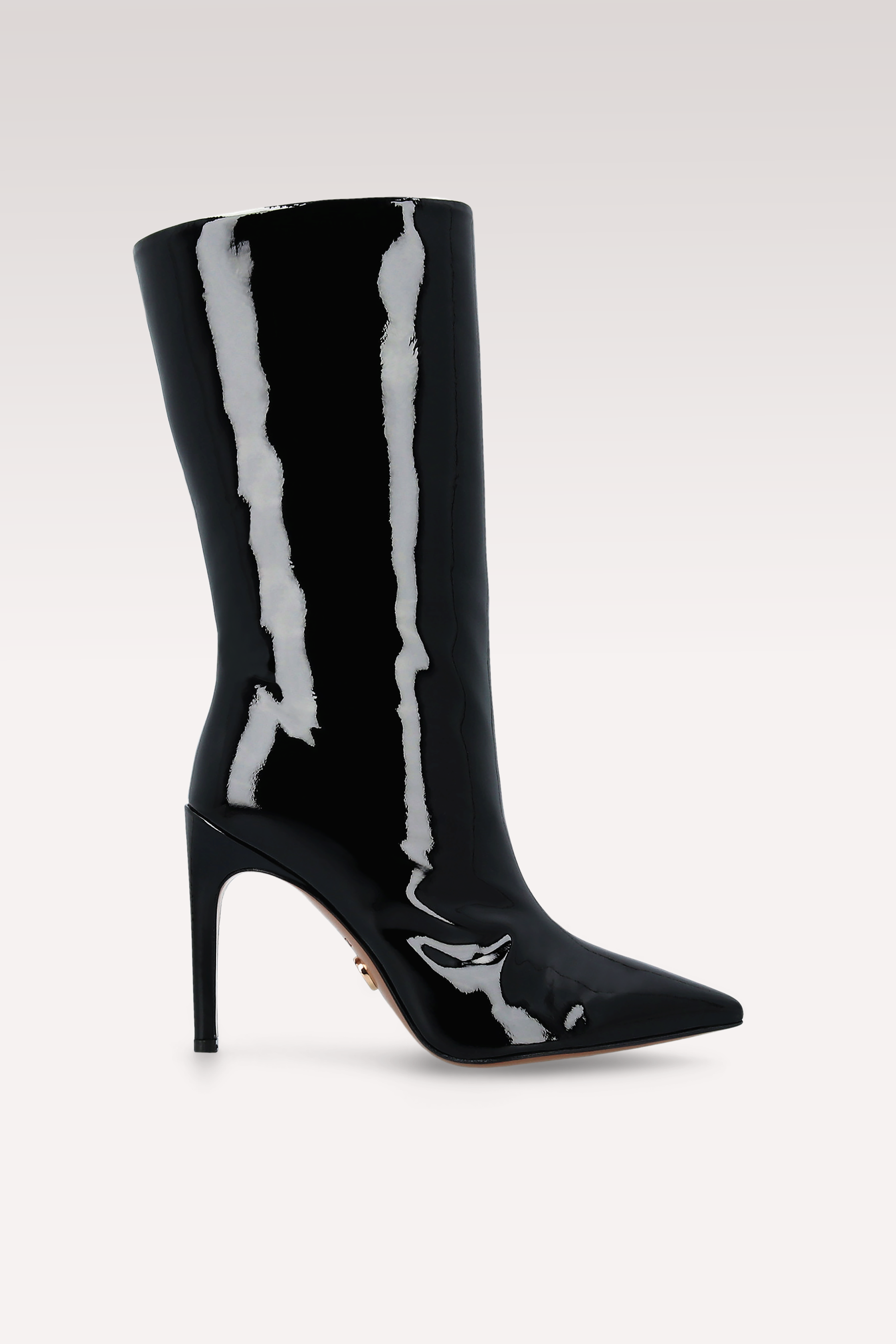 ANNIE 01 BLACK PATENT LEATHER BOOTS