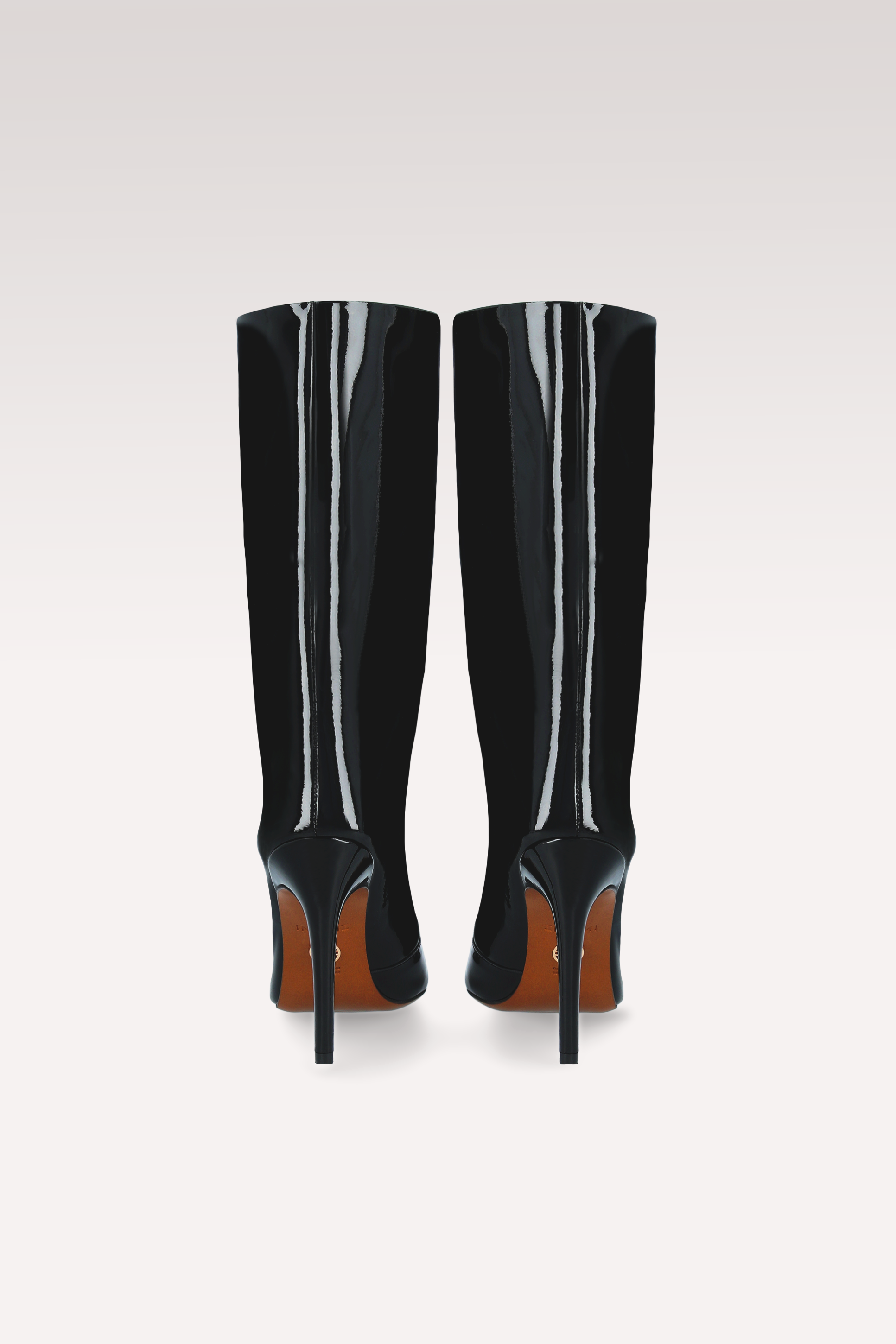 ANNIE 01 BLACK PATENT LEATHER BOOTS