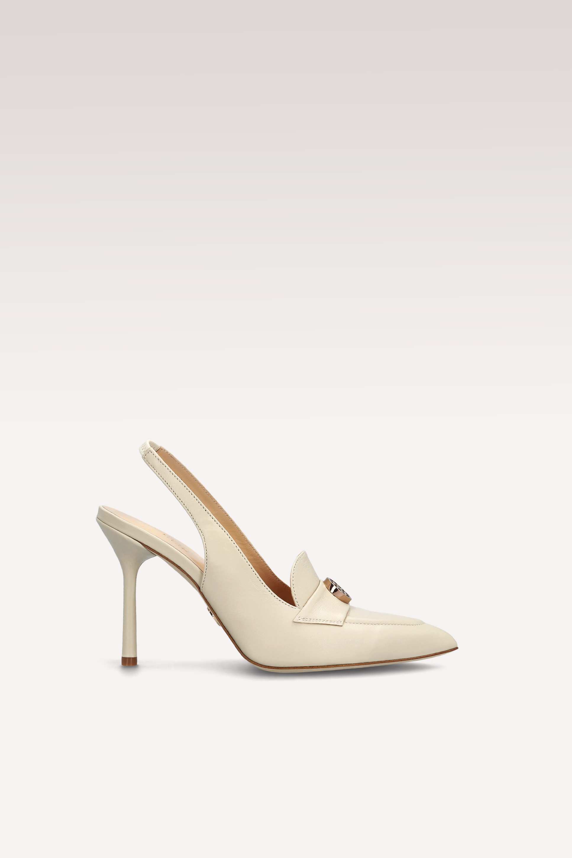 ABA 15 IVORY LEATHER SANDALS