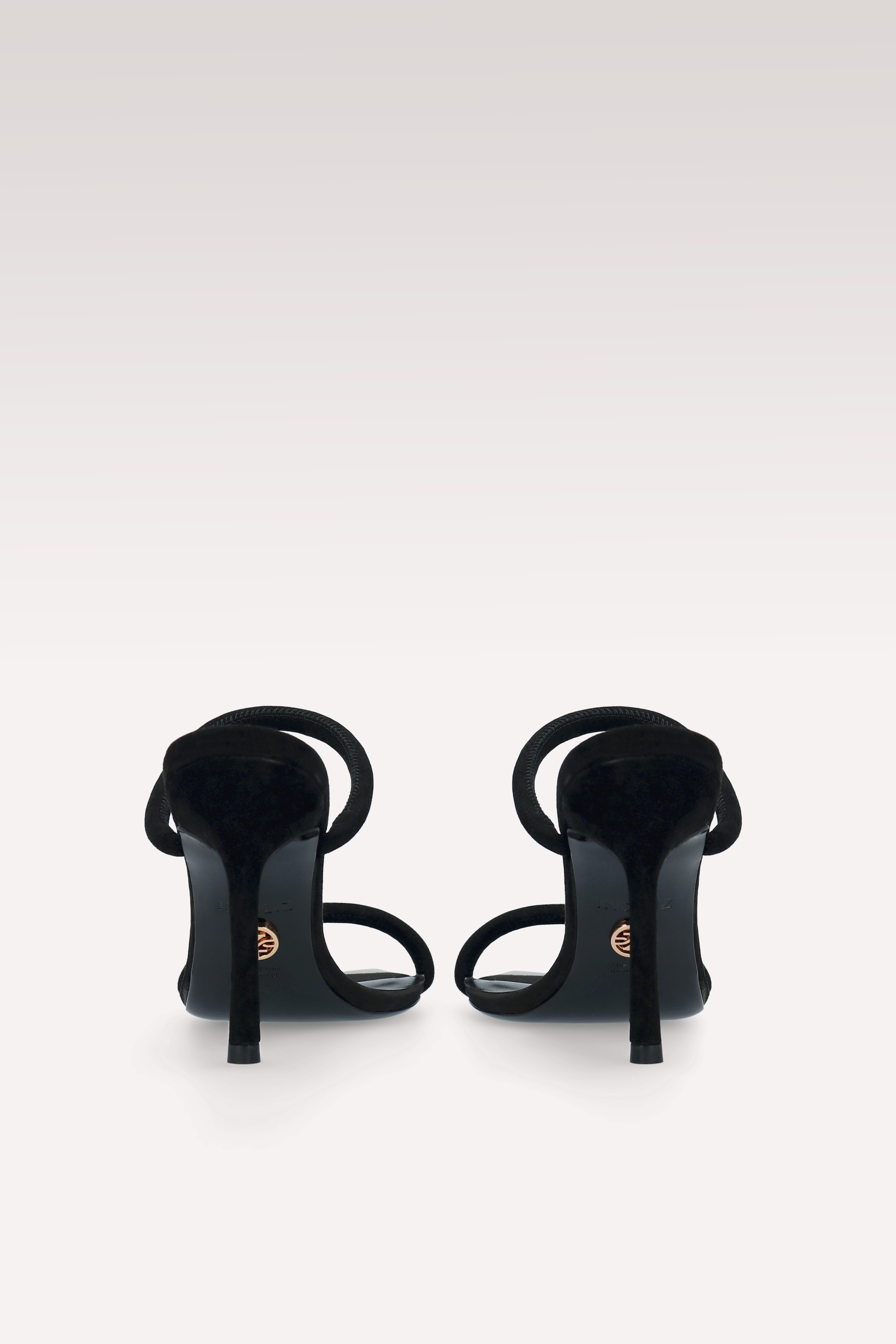 ANNY 99 BLACK SUEDE LEATHER MULES