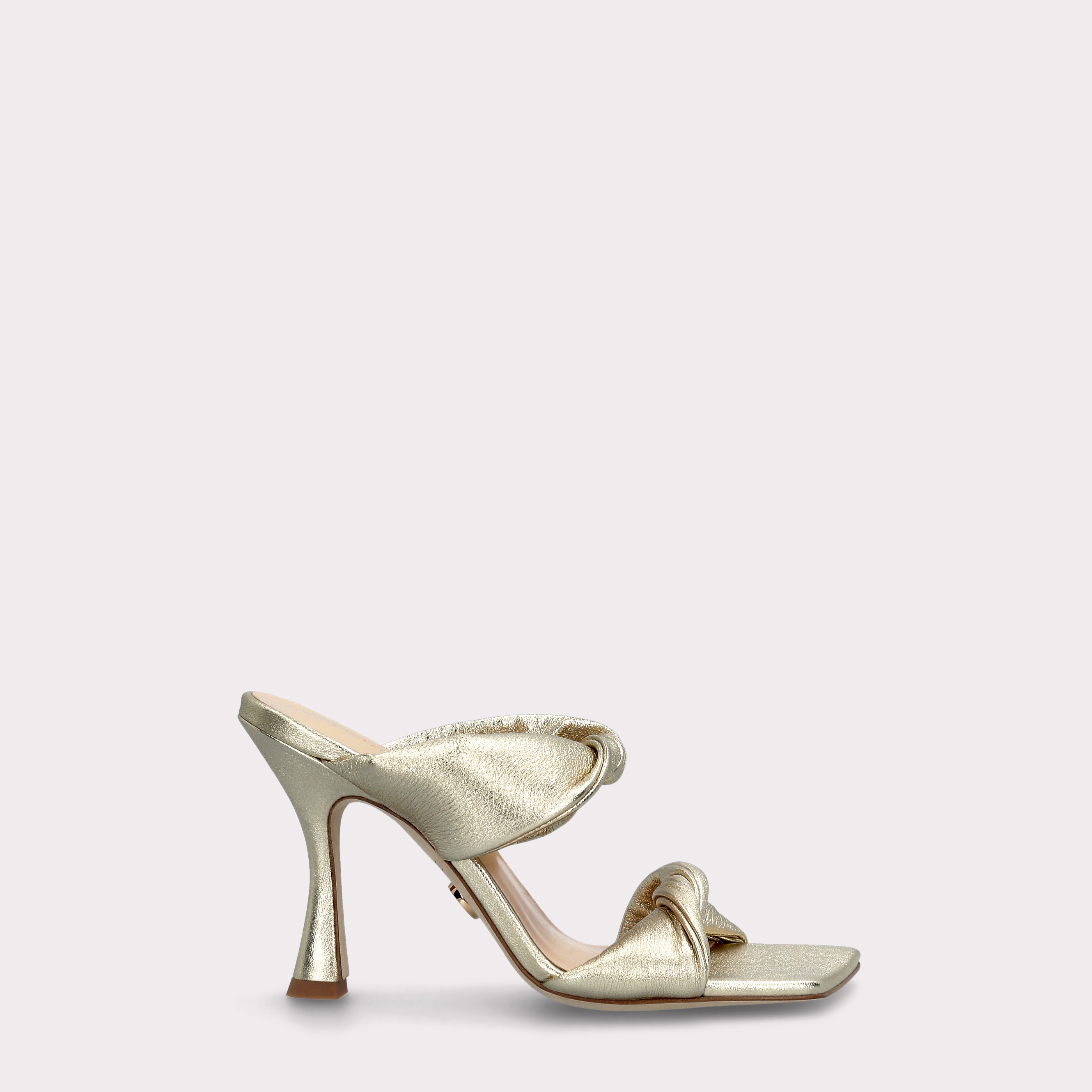 BETTY 30 METAL BUTTER BEIGE LEATHER