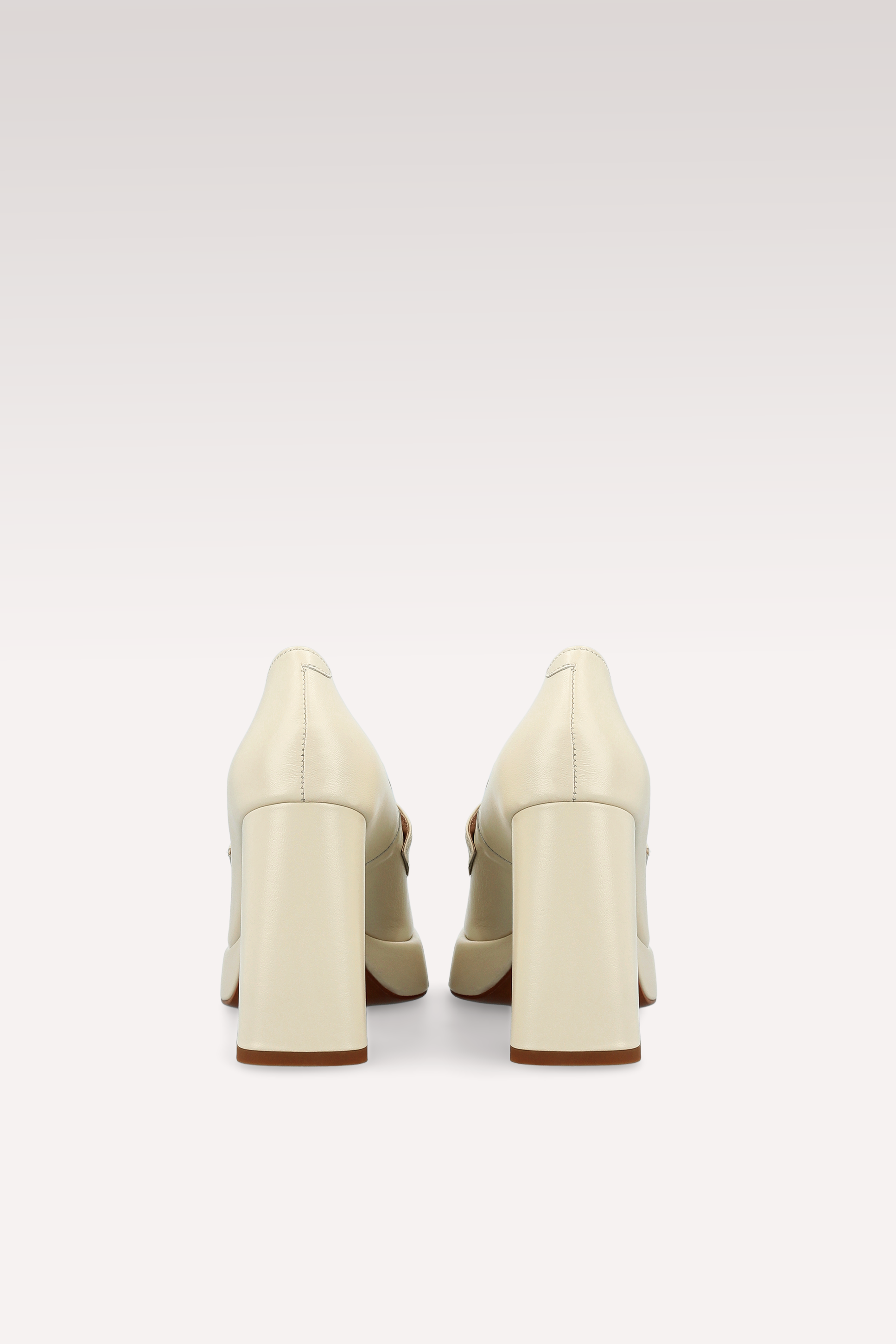 CINDY MOK 02 TOFU NAPPA LEATHER PLATFORM PUMPS