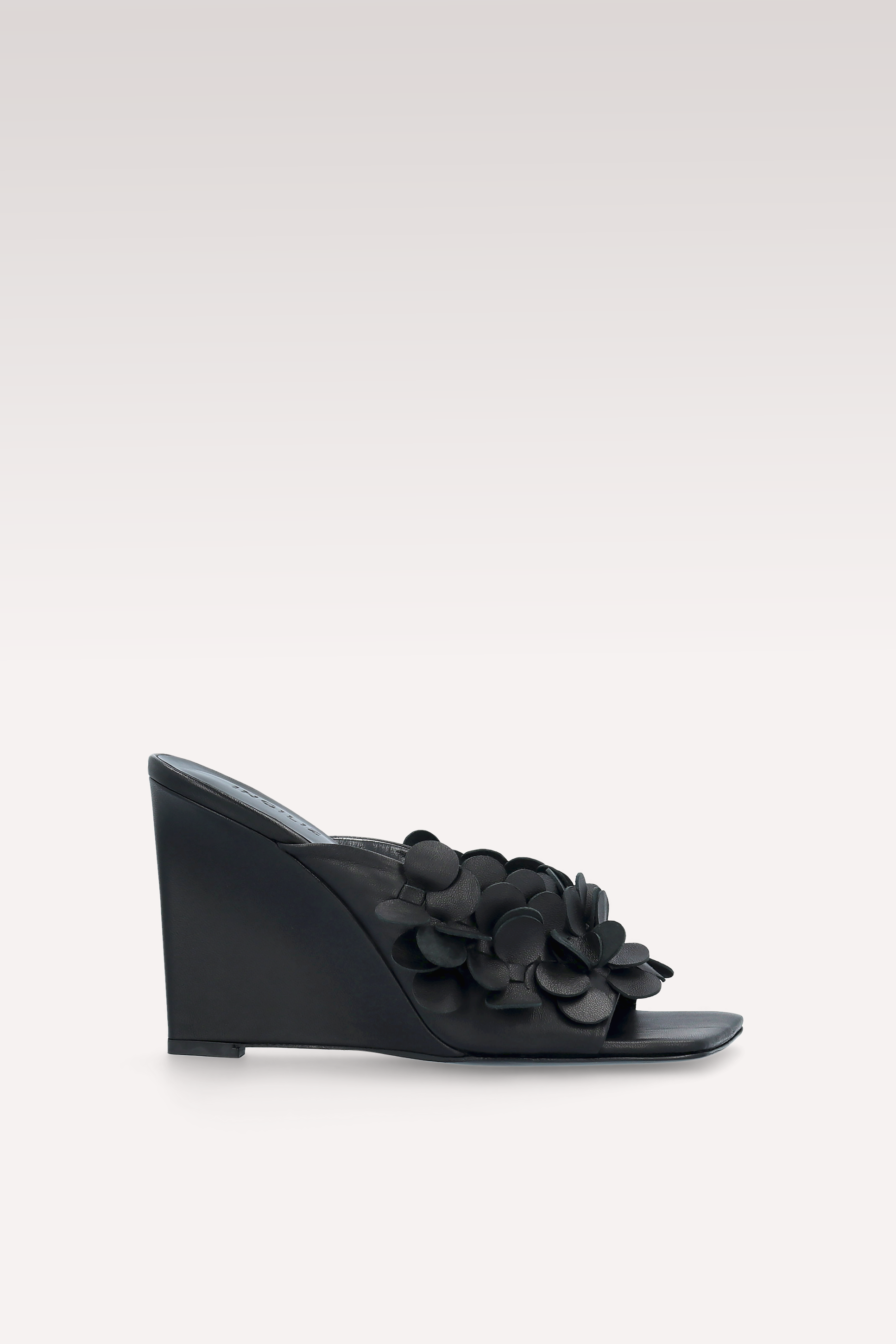 ZILLY 01 BLACK LEATHER MULES