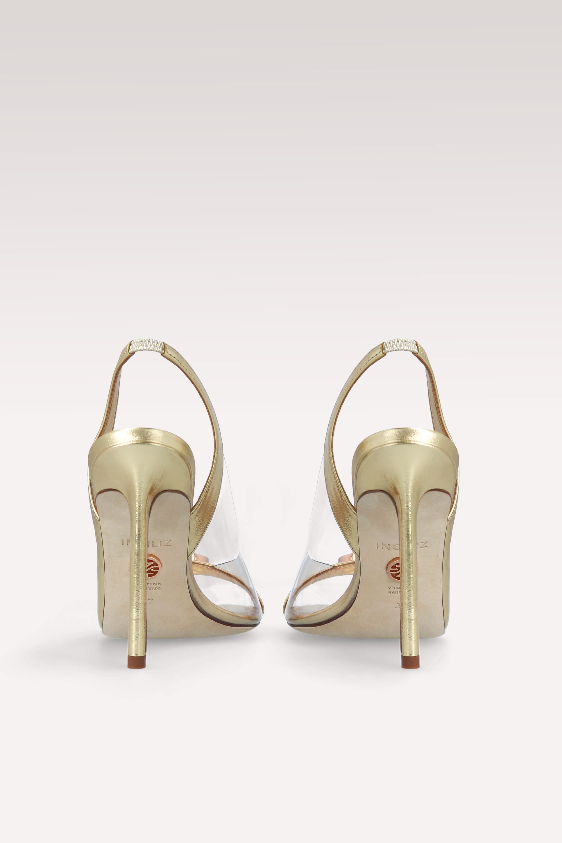 ATHENA 03 GOLD METALLIC LEATHER PUMPS