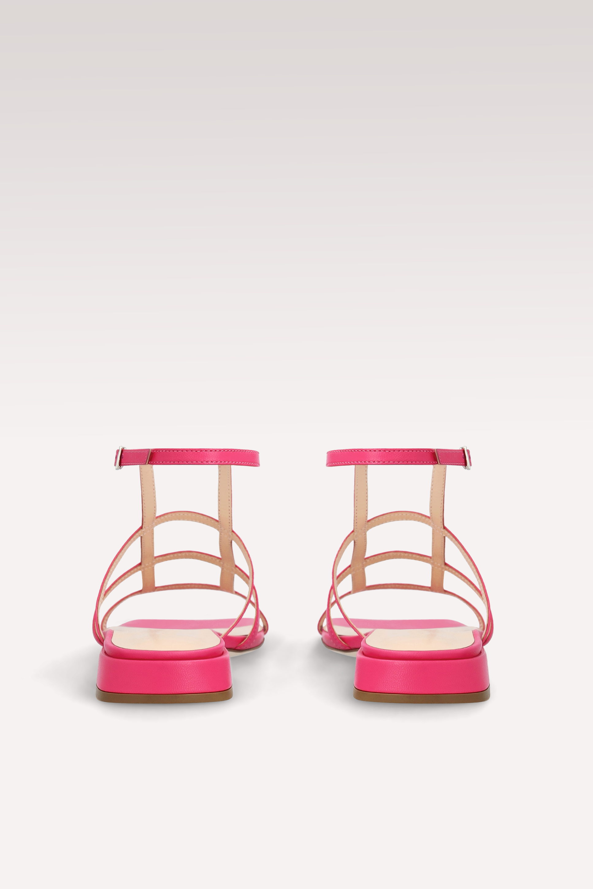 LYLA CYCLAMEN LEATHER SANDALS