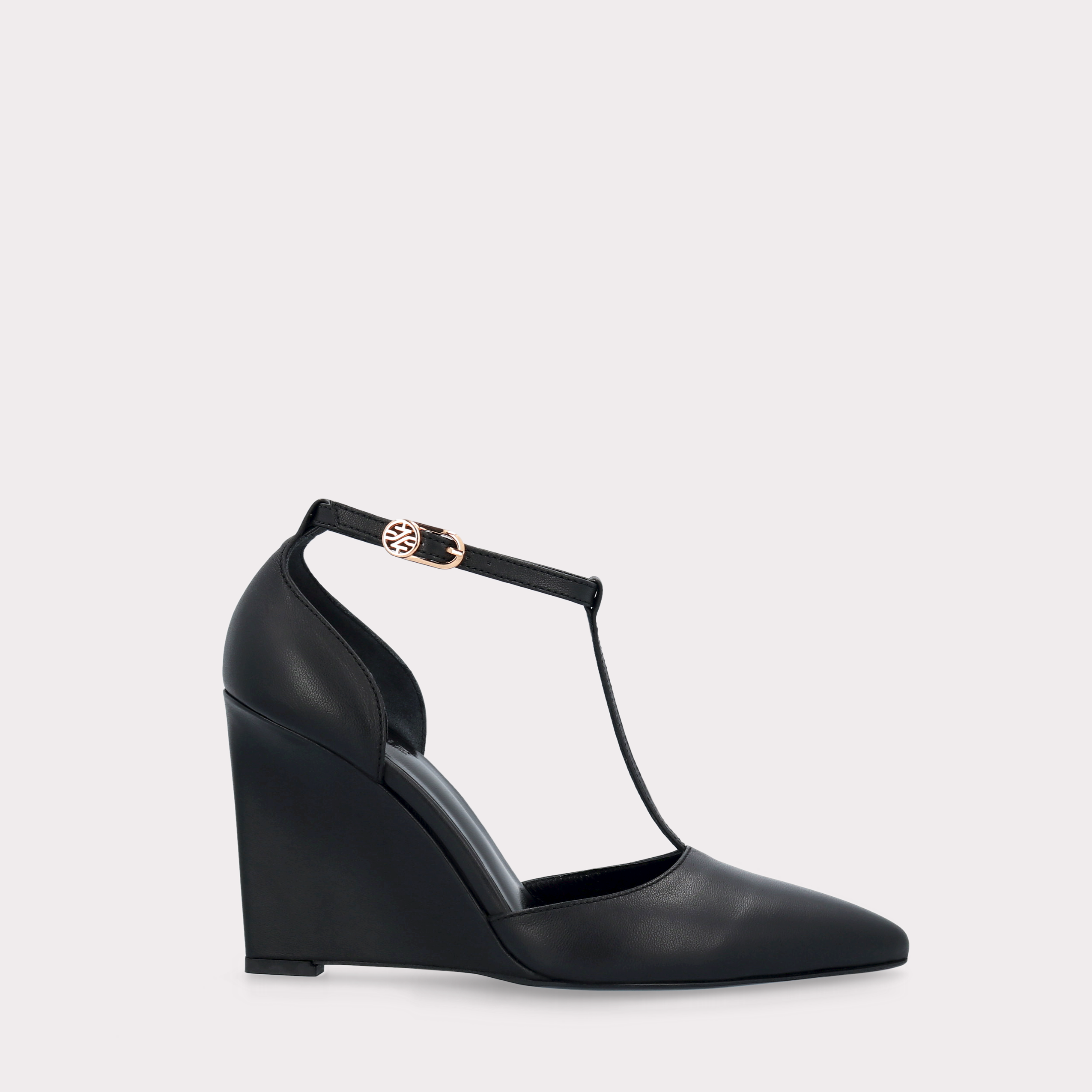 ZENA 02 BLACK LEATHER PUMPS