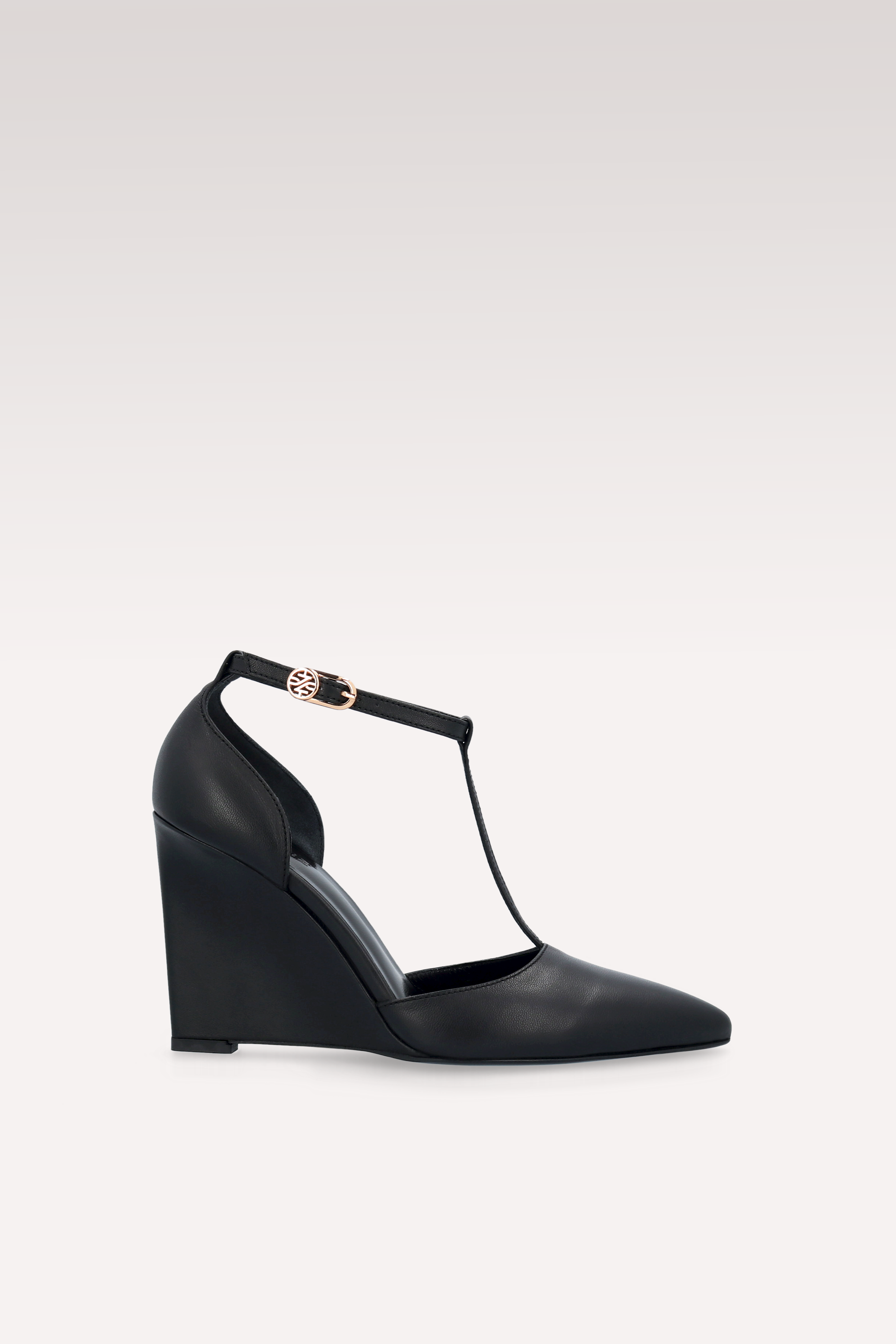 ZENA 02 BLACK LEATHER PUMPS