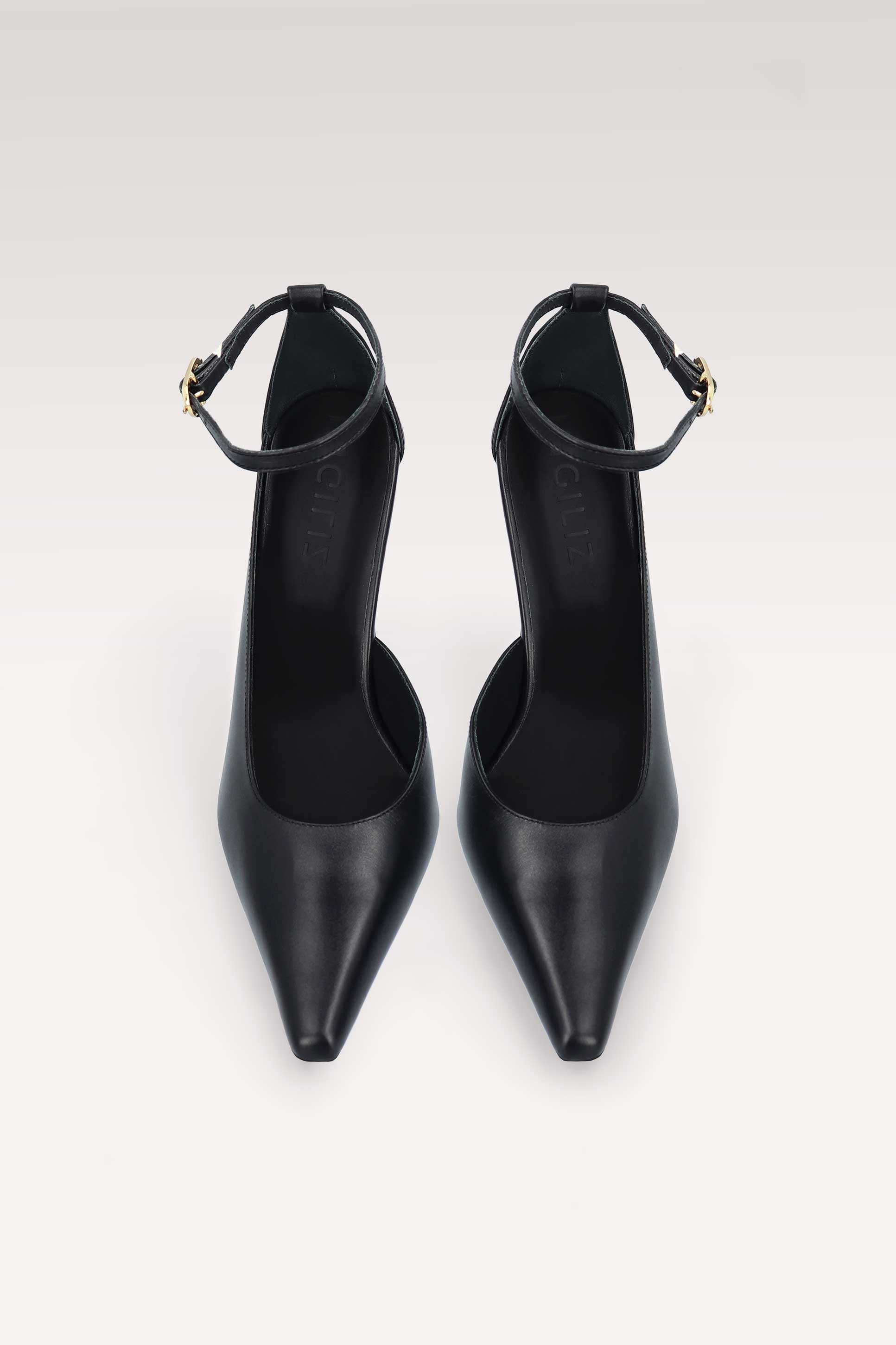 NORA BLACK NAPPA LEATHER PUMPS