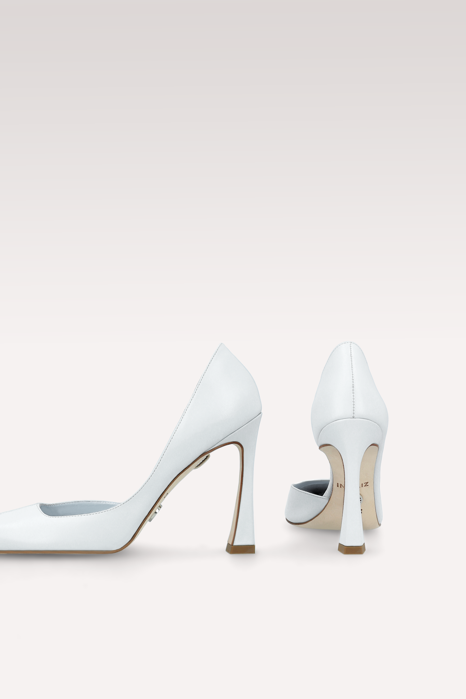 DECOLLETÉ VESPER IN PELLE BIANCA