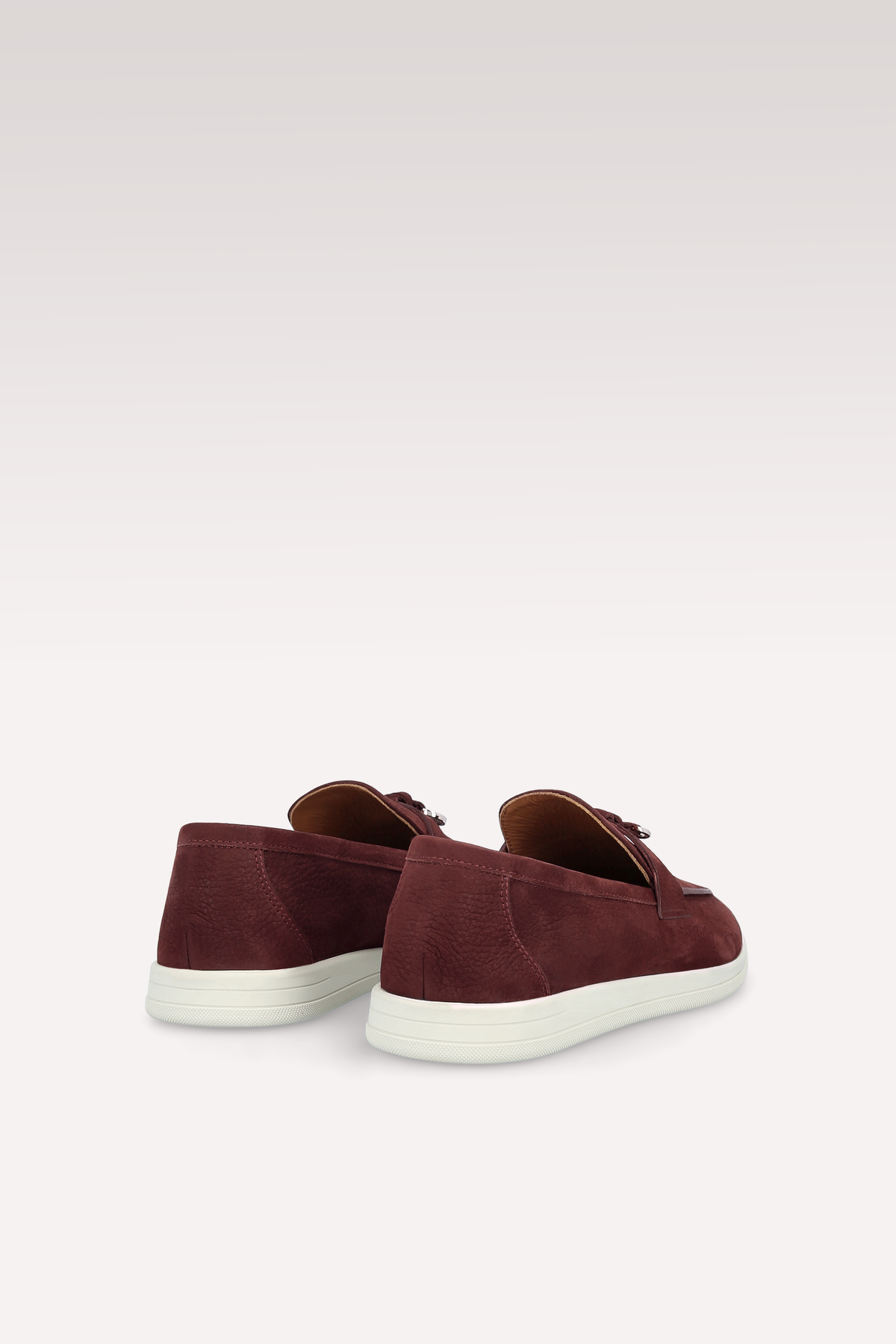 PRIVE MAHAGONY NUBUCK SUEDE LEATHER LOAFERS