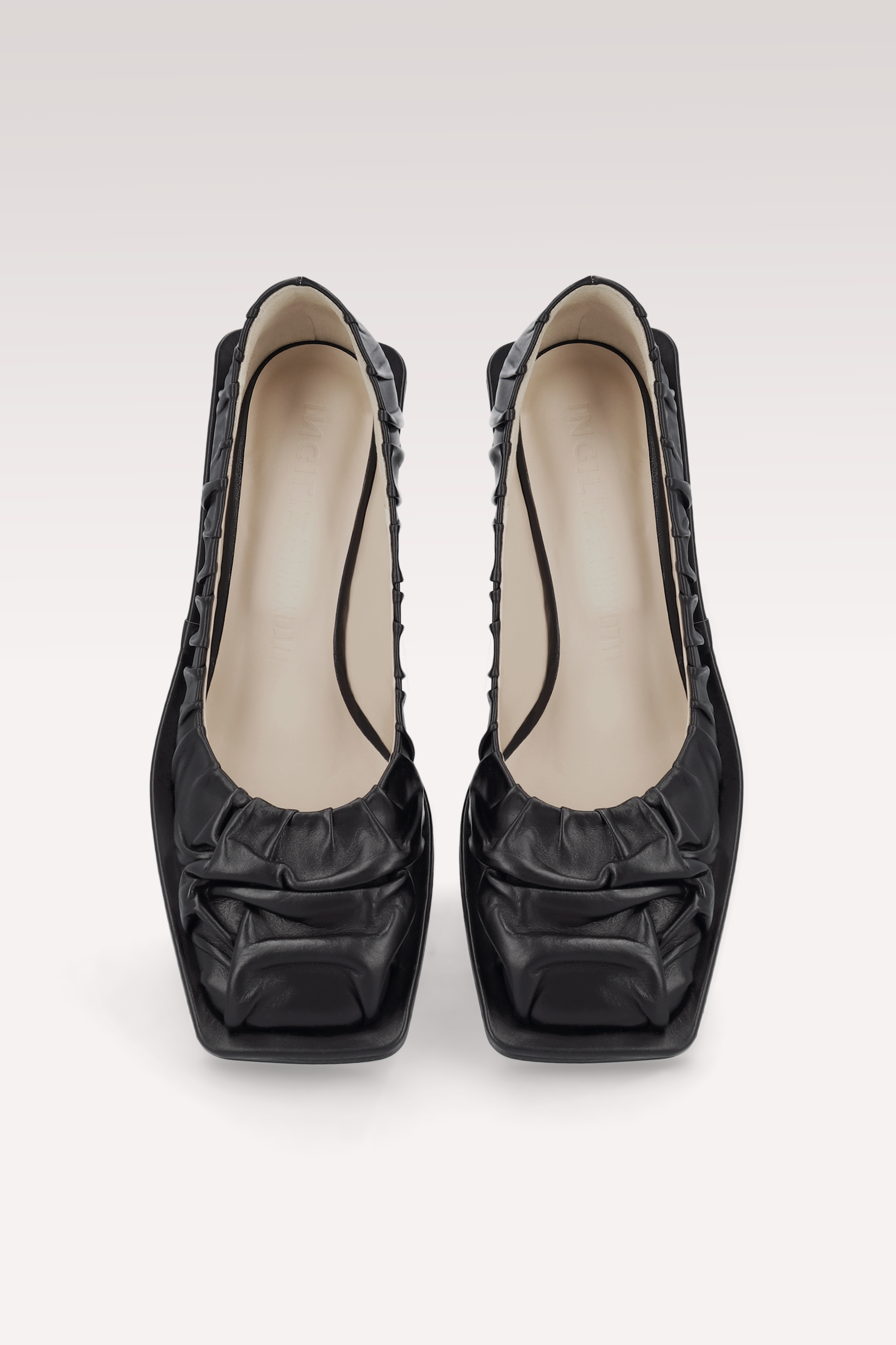 NI BLACK SOFT NAPPA LEATHER PUMPS