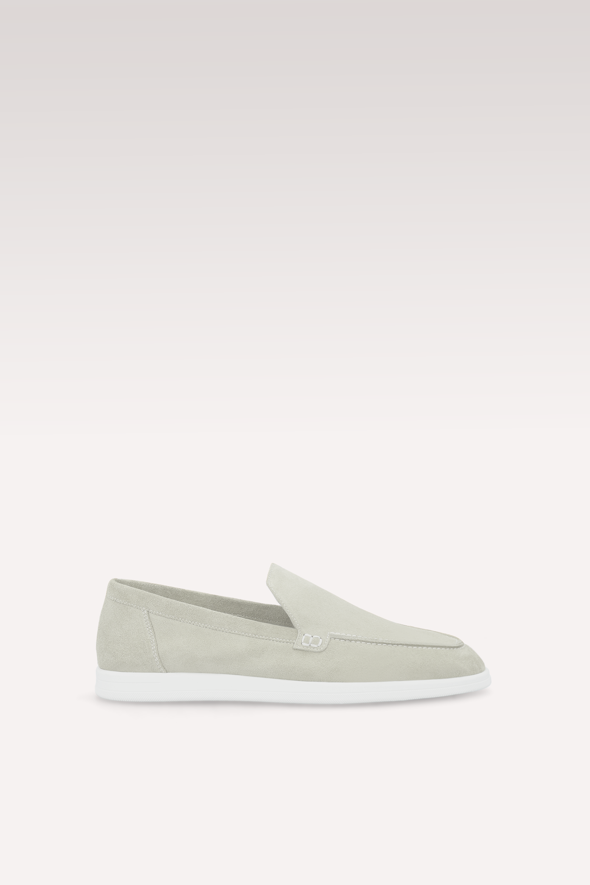 SENNA OFF WHITE SUEDE LEATHER LOAFERS