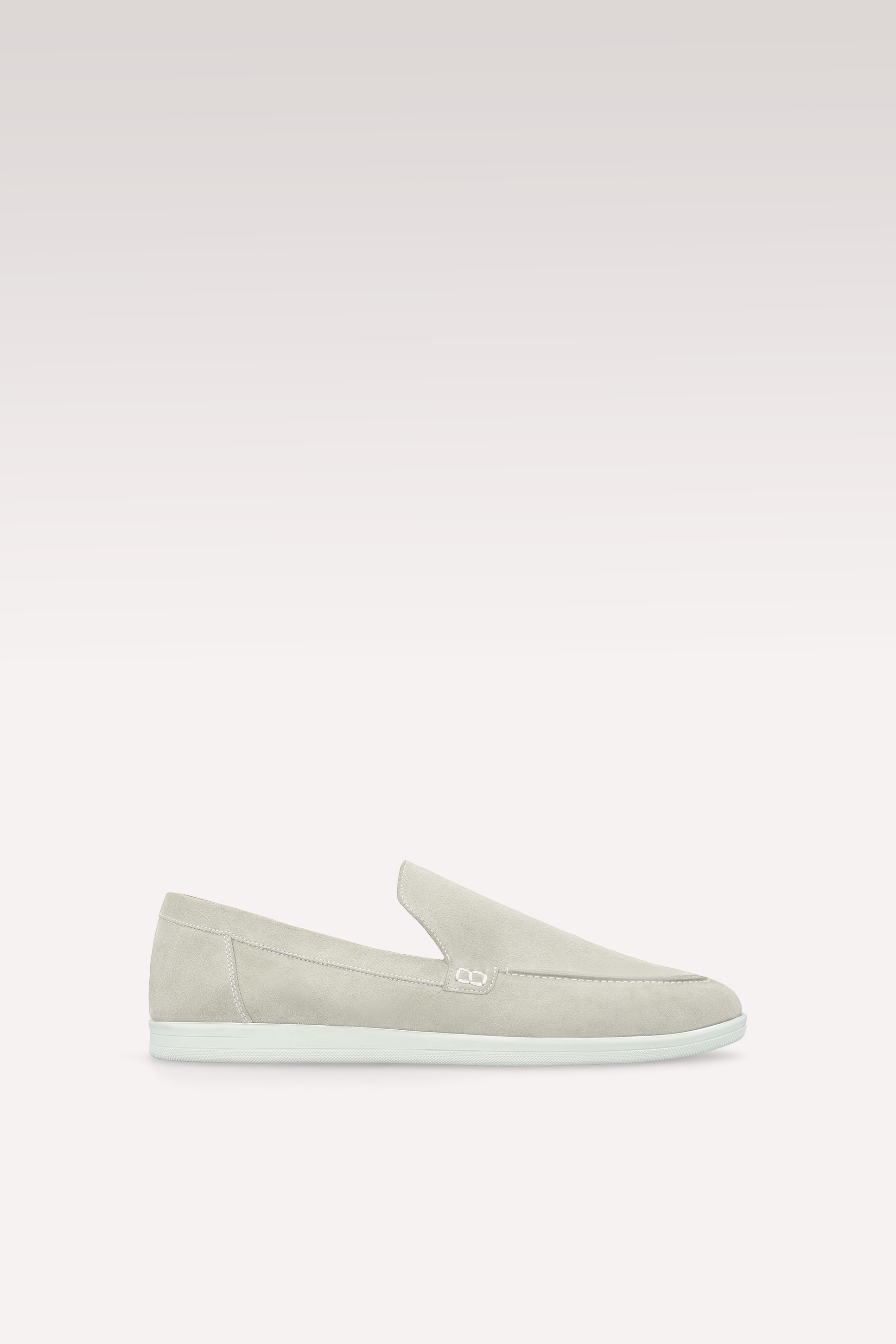 SENNA OFF WHITE SUEDE LEATHER LOAFERS