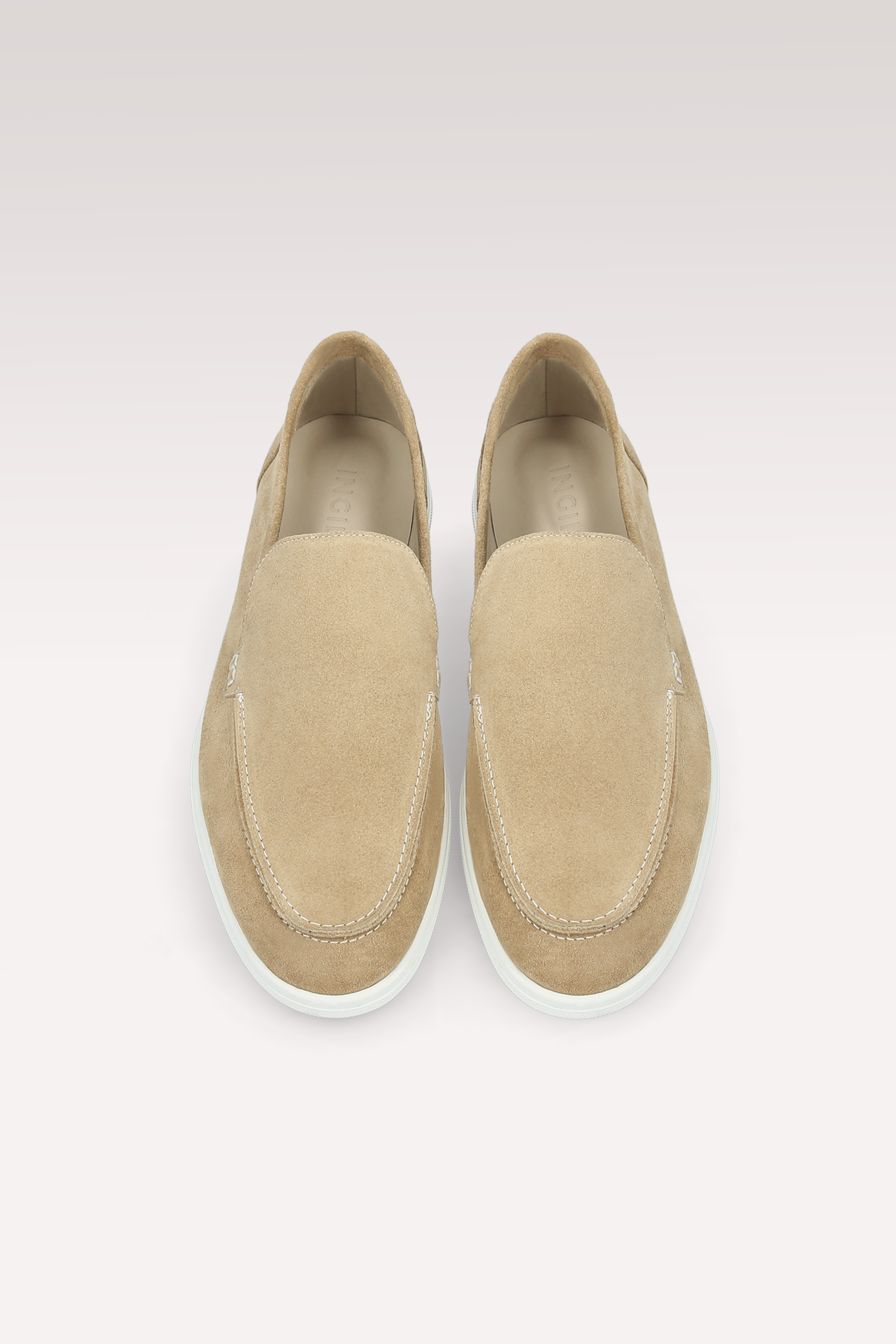 SENNA BEIGE SUEDE LEATHER LOAFERS