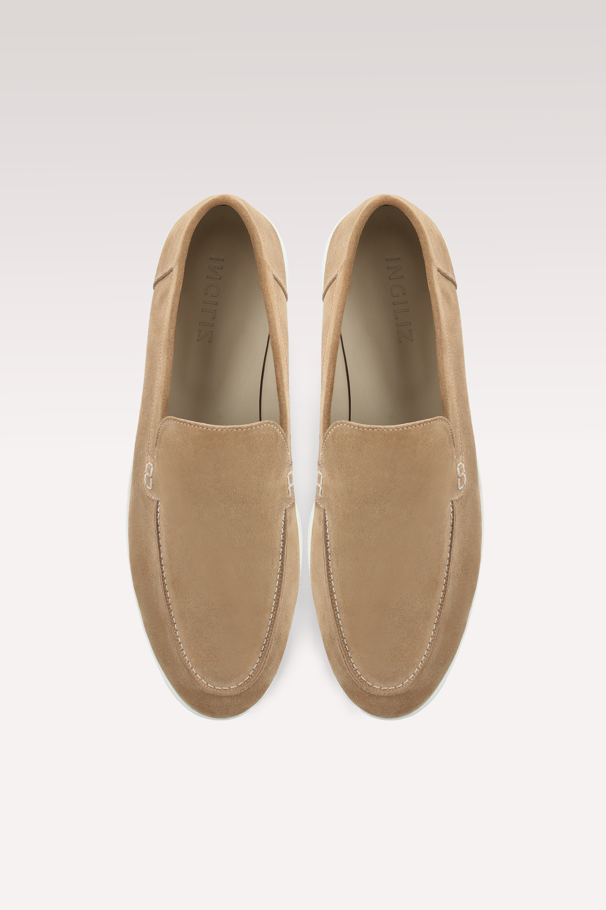 SENNA BEIGE SUEDE LEATHER LOAFERS