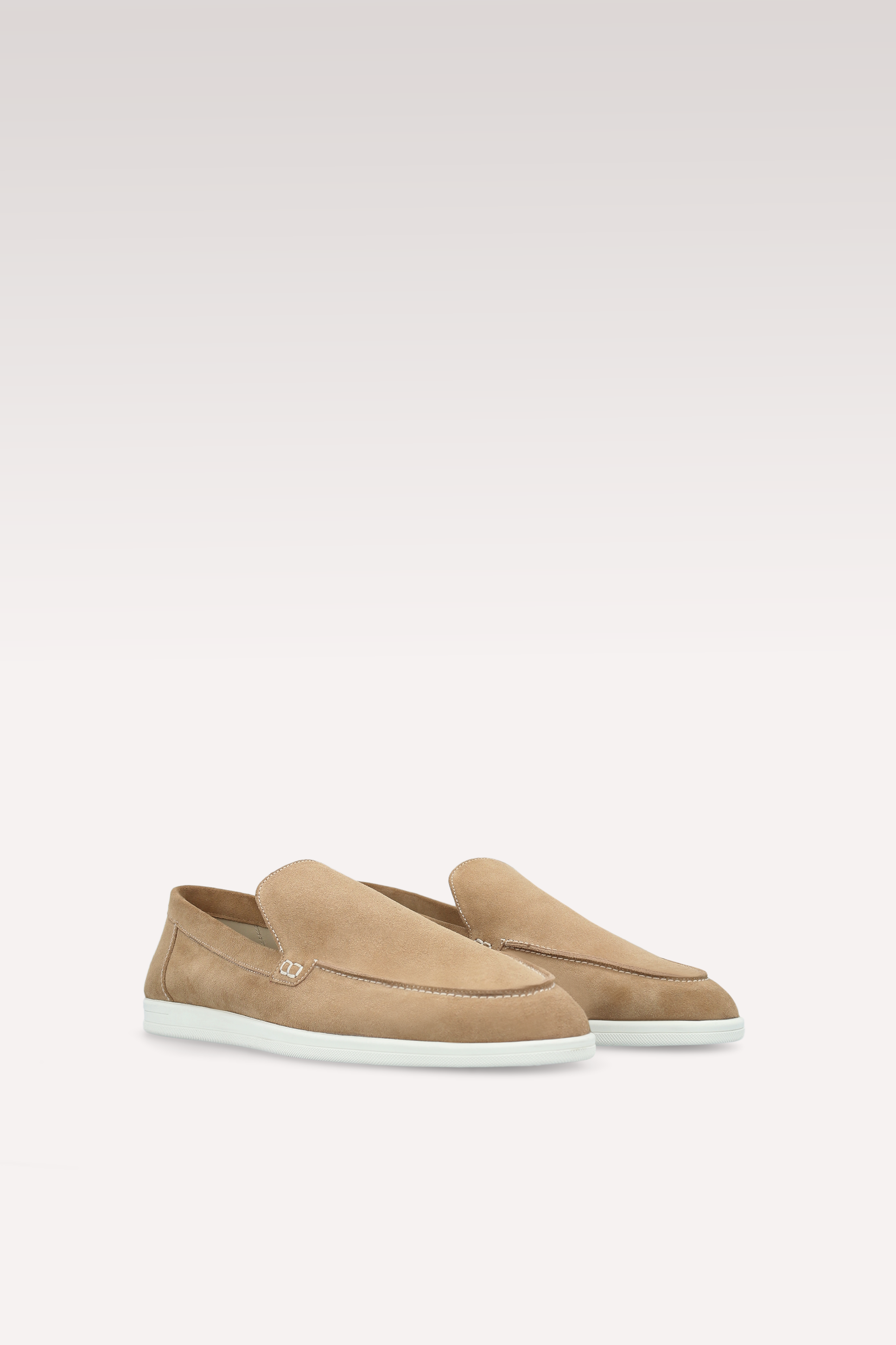 SENNA BEIGE SUEDE LEATHER LOAFERS