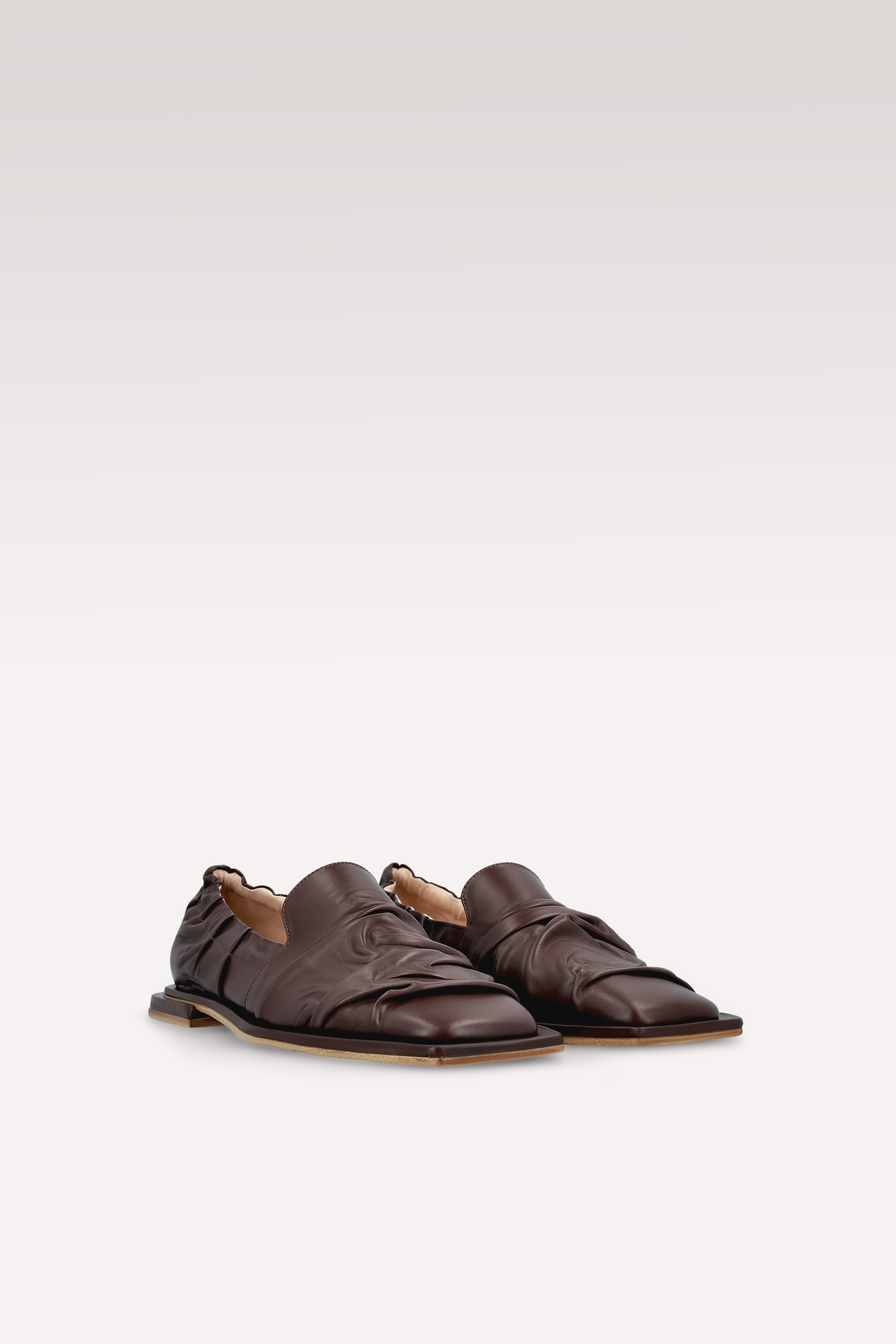 MOCASSINI IN PELLE MARRONE CIOCCOLATO GETA
