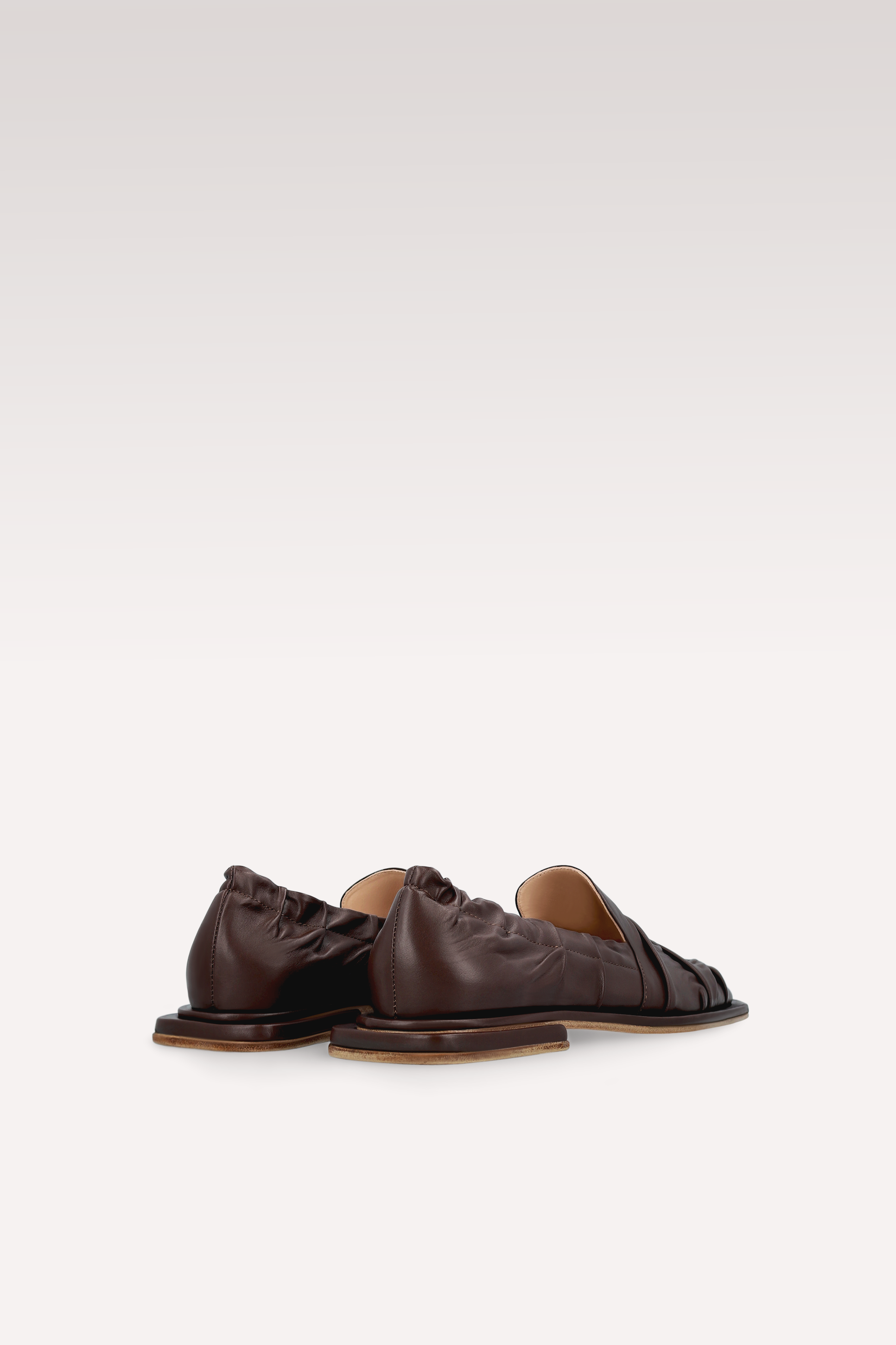 MOCASSINI IN PELLE MARRONE CIOCCOLATO GETA
