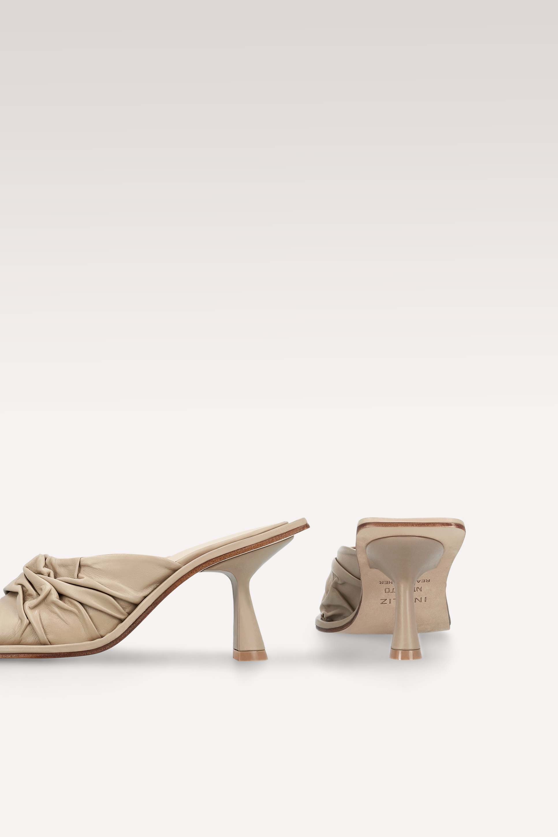 ZORI SABOT IN PELLE COLOR TALPA