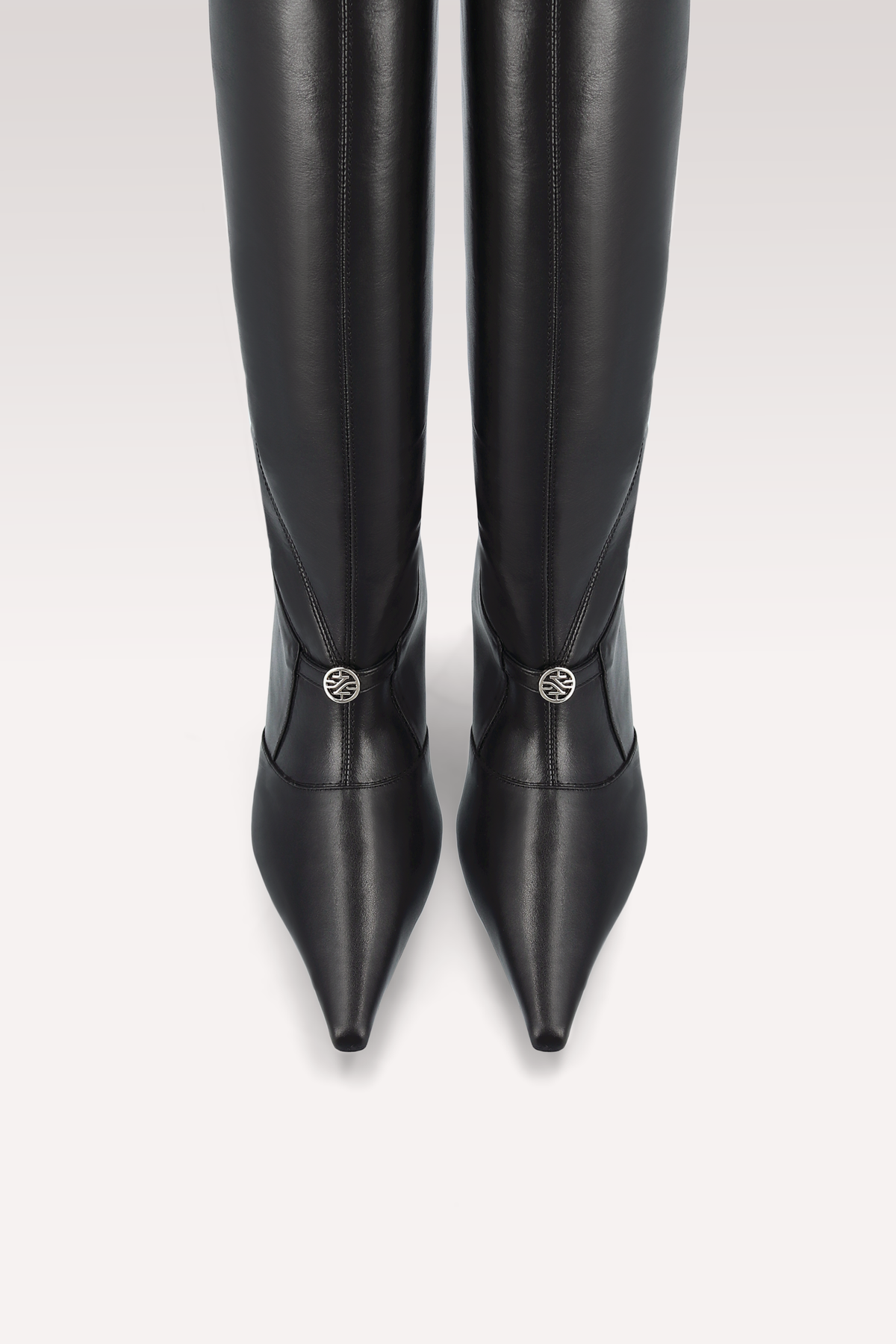 ZERA BLACK LEATHER BOOTS