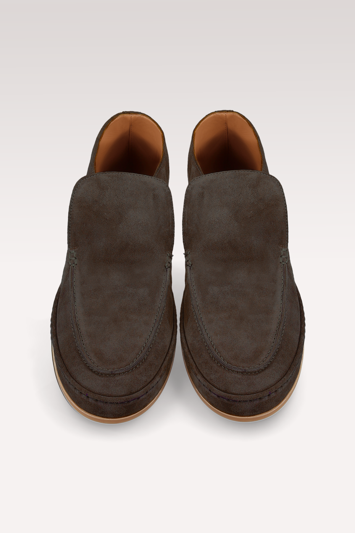 ROMEO BROWN SUEDE LEATHER ANKLE BOOTS