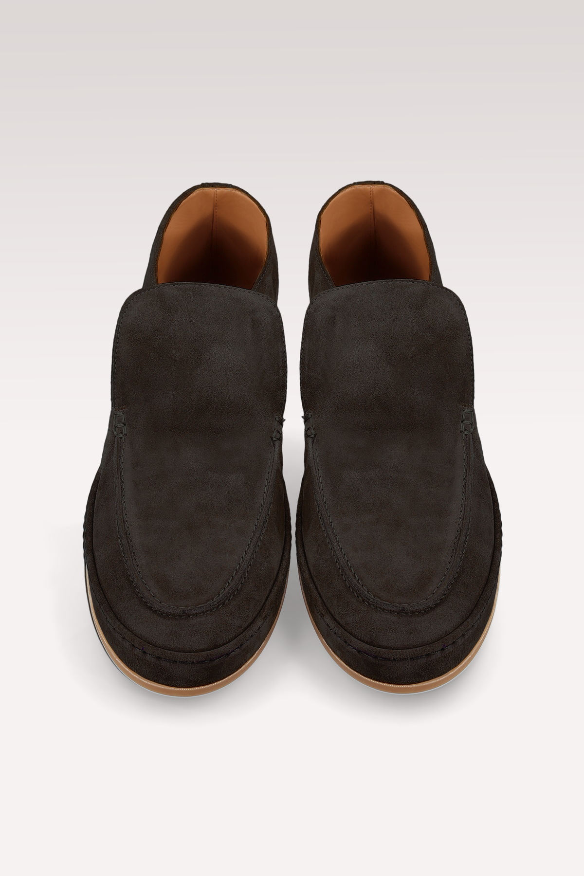ROMEO BROWN SUEDE LEATHER ANKLE BOOTS