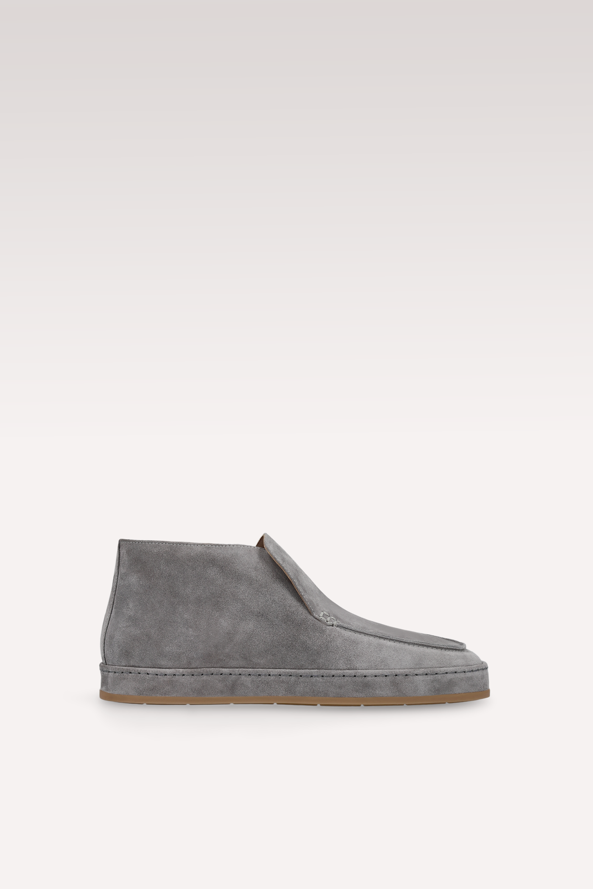 ROMEO GREY SUEDE LEATHER ANKLE BOOTS
