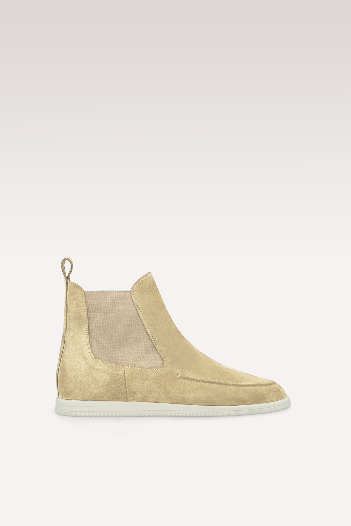 VITO NUDE SUEDE LEATHER ANKLE BOOTS
