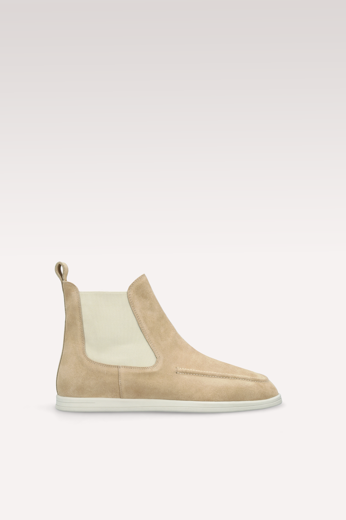 VITO NUDE SUEDE LEATHER ANKLE BOOTS