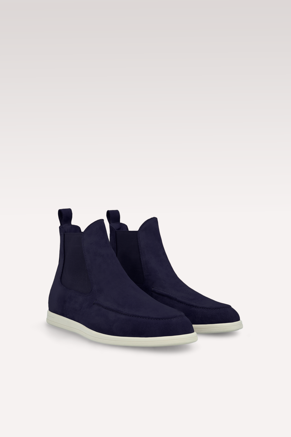 VITO DARK BLUE SUEDE LEATHER ANKLE BOOTS