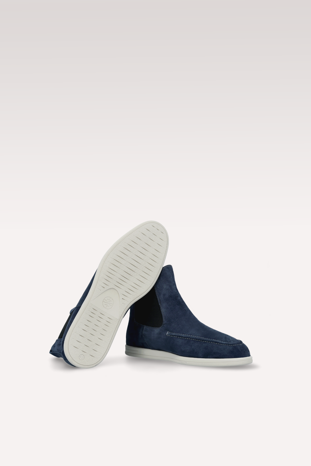 VITO DARK BLUE SUEDE LEATHER ANKLE BOOTS