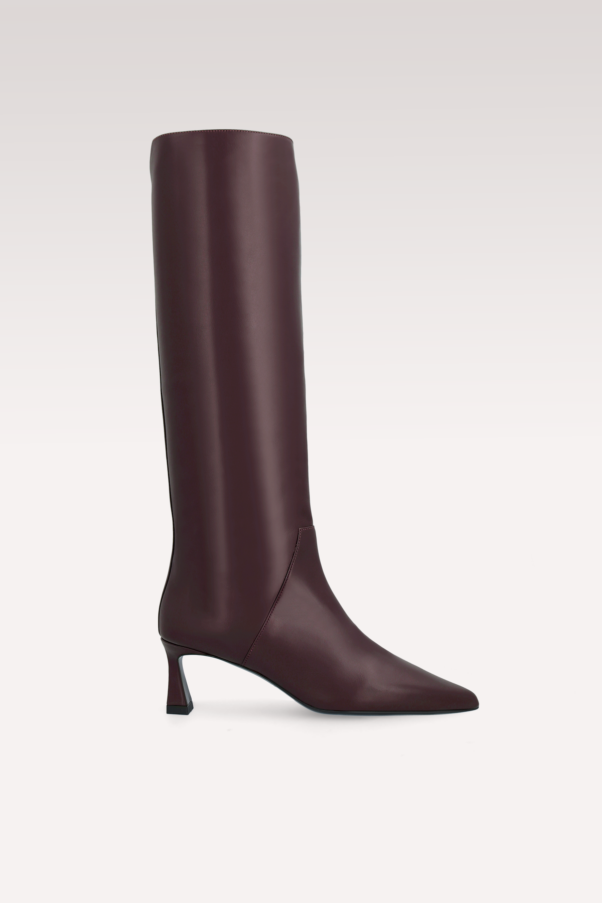SORELLA BORDEAUX LEATHER BOOTS