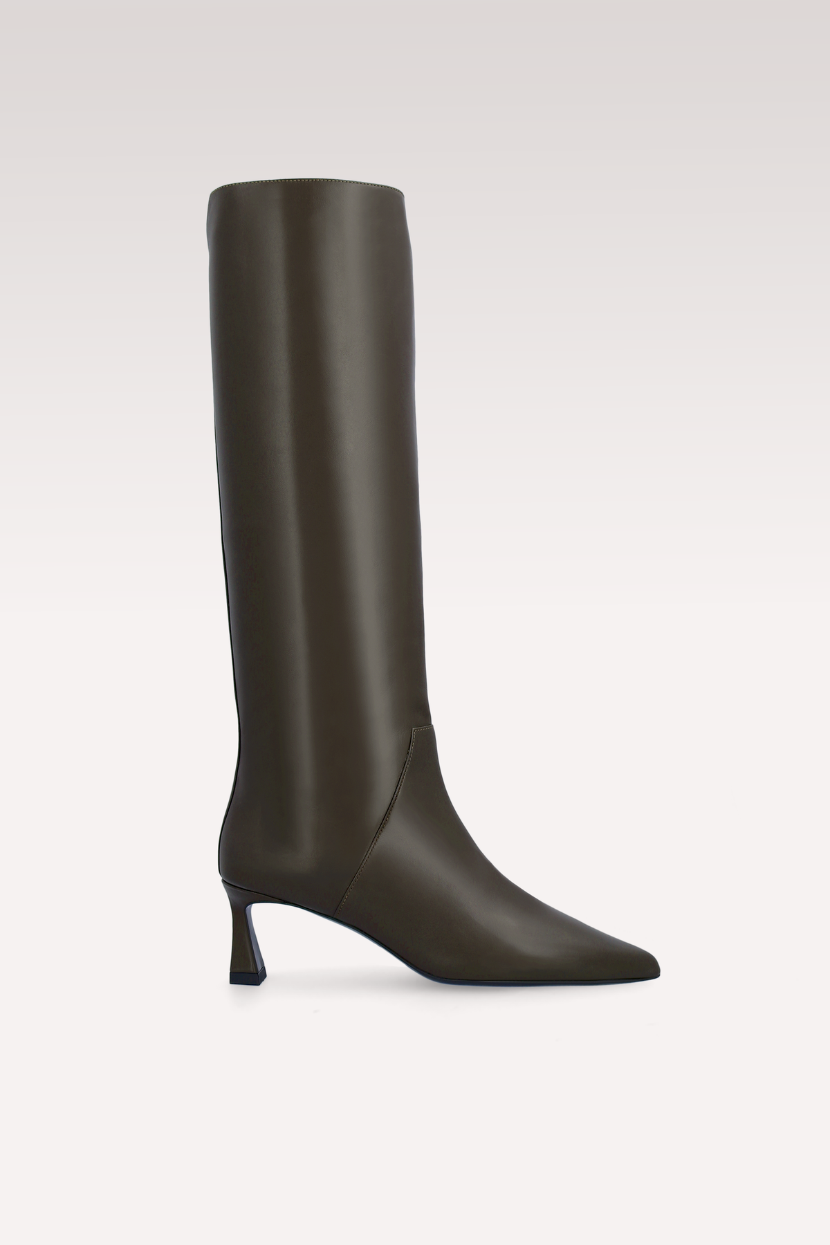 SORELLA DARK BROWN LEATHER BOOTS
