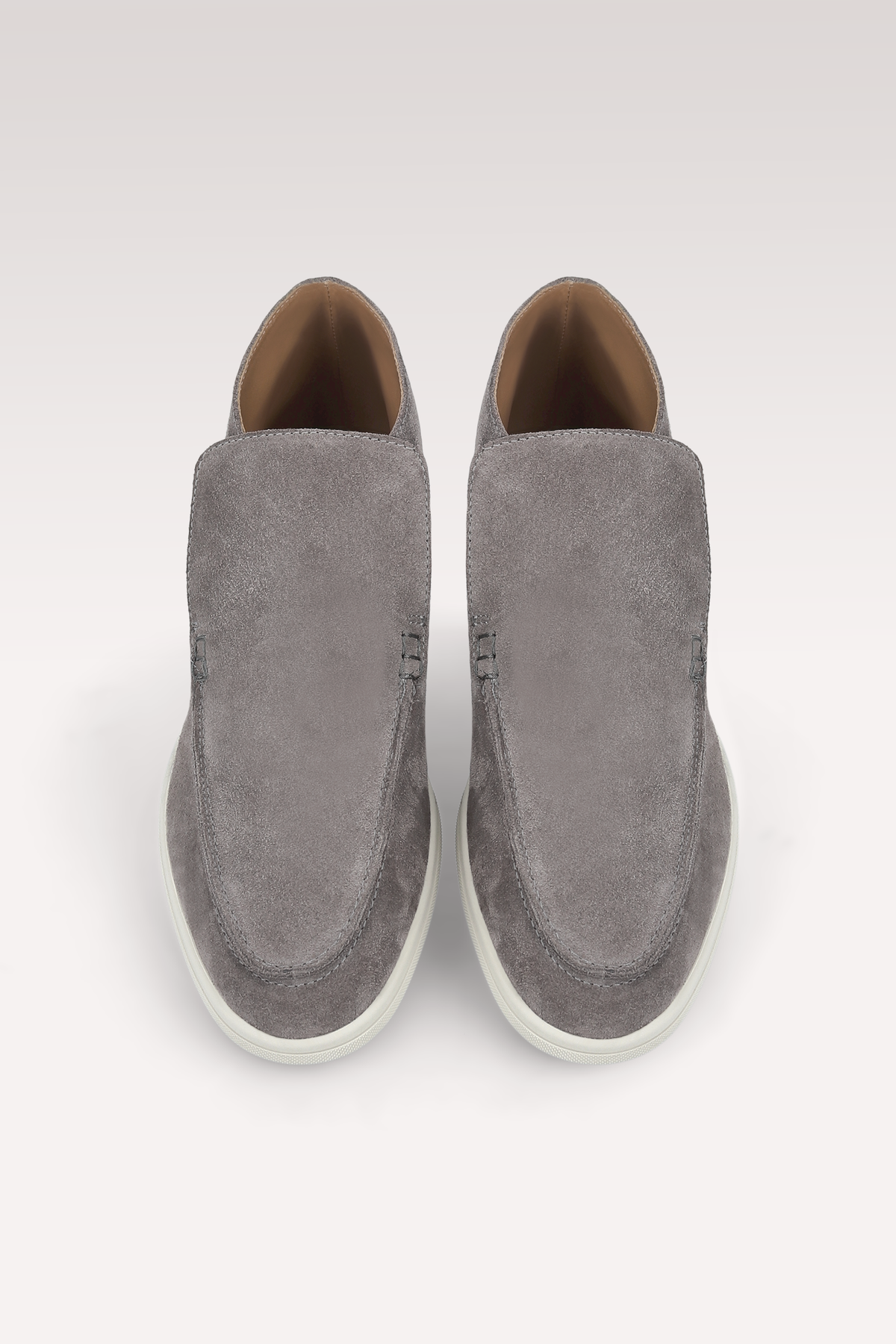 DANTE GREY SUEDE LEATHER ANKLE BOOTS