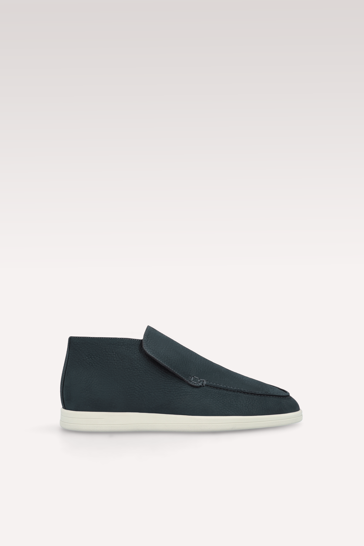 DANTE DARK BLUE NUBUCK SUEDE LEATHER ANKLE BOOTS