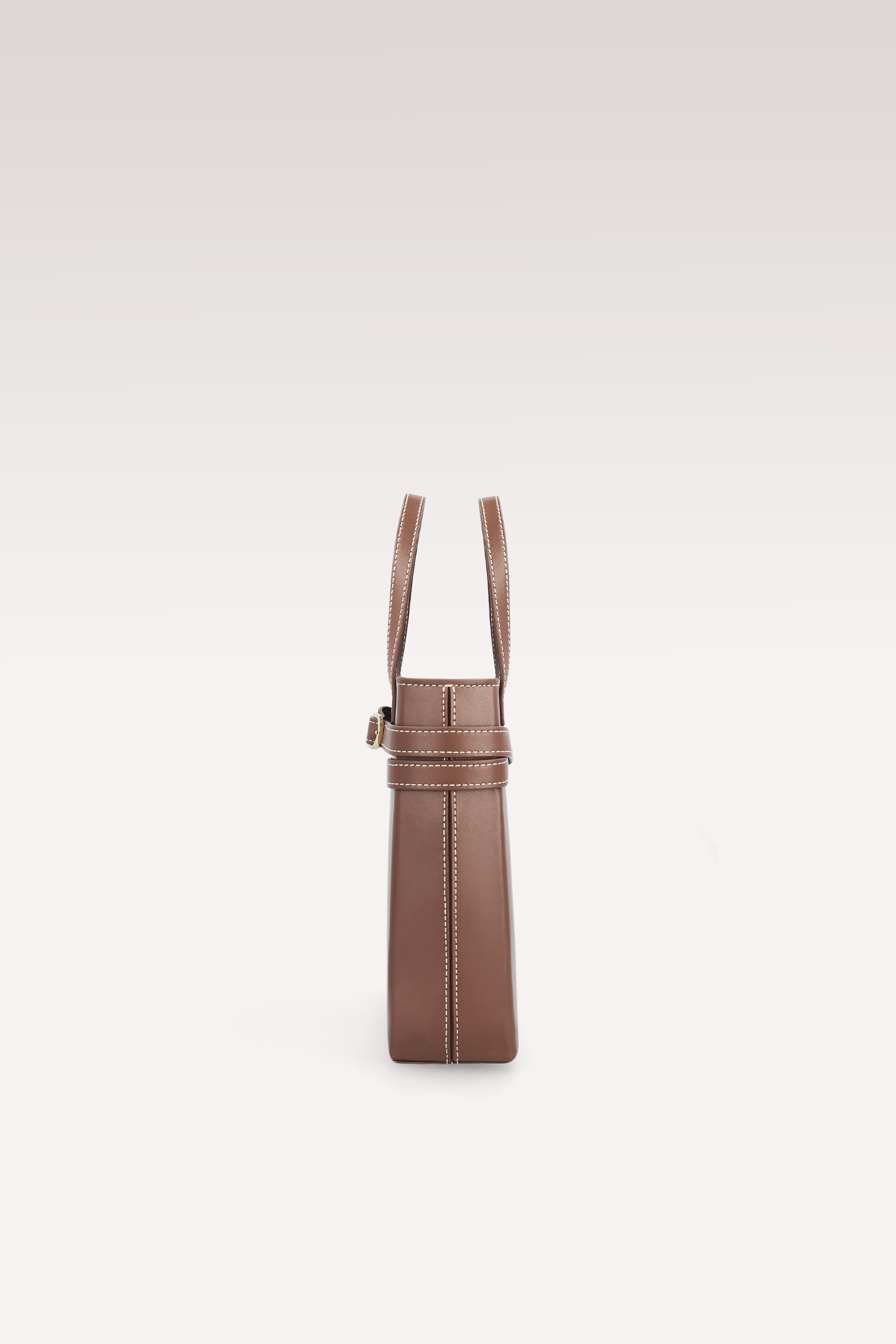 CARRIE CHESTNUT NAPPA LEATHER CROSSBODY BAG