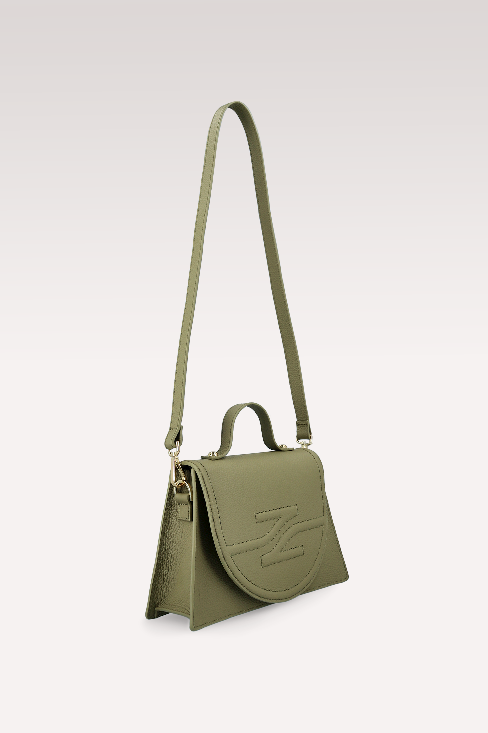 COLETTE GREEN NAPPA LEATHER CROSSBODY BAG