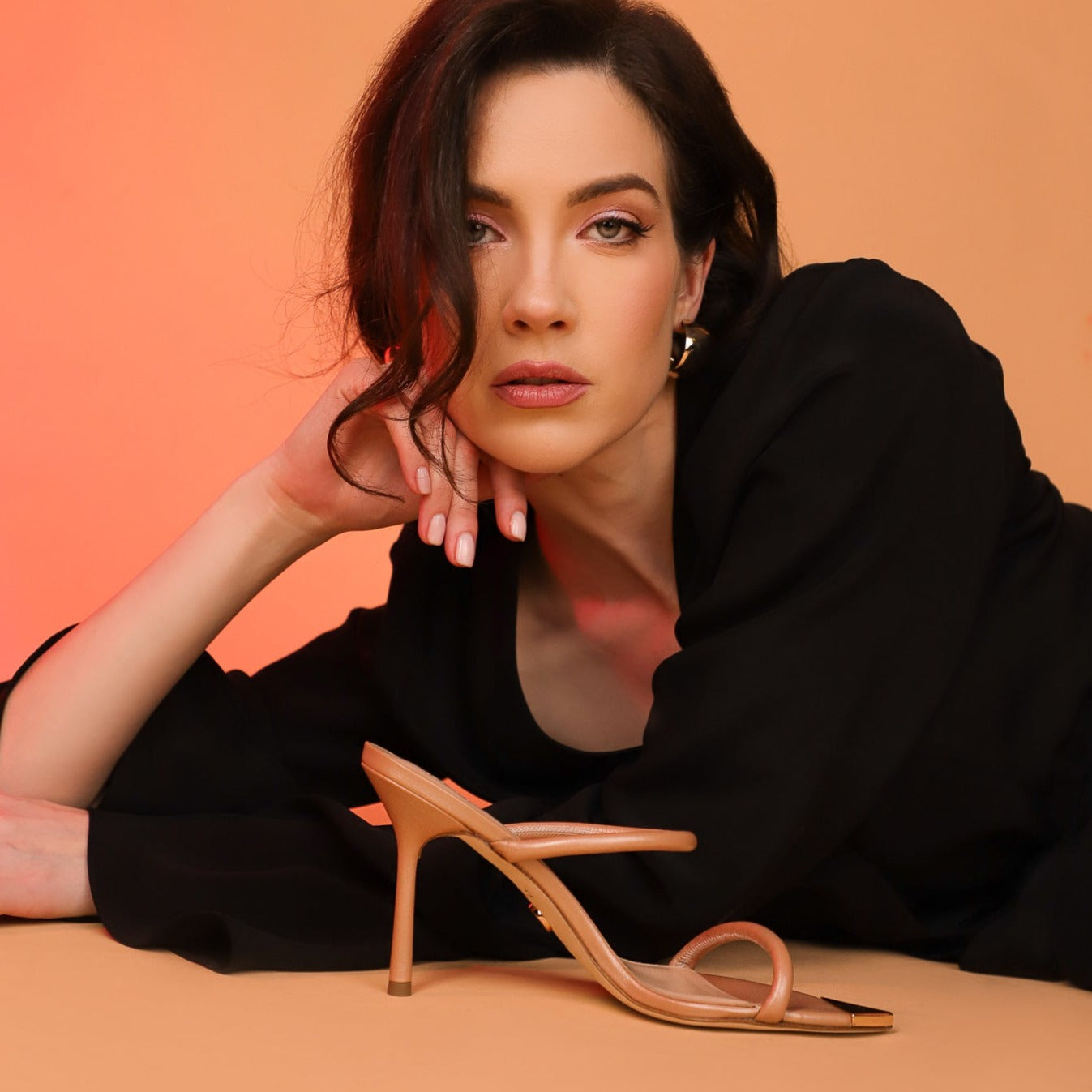 MULES IN PELLE COLOR NUDE ANNY 99