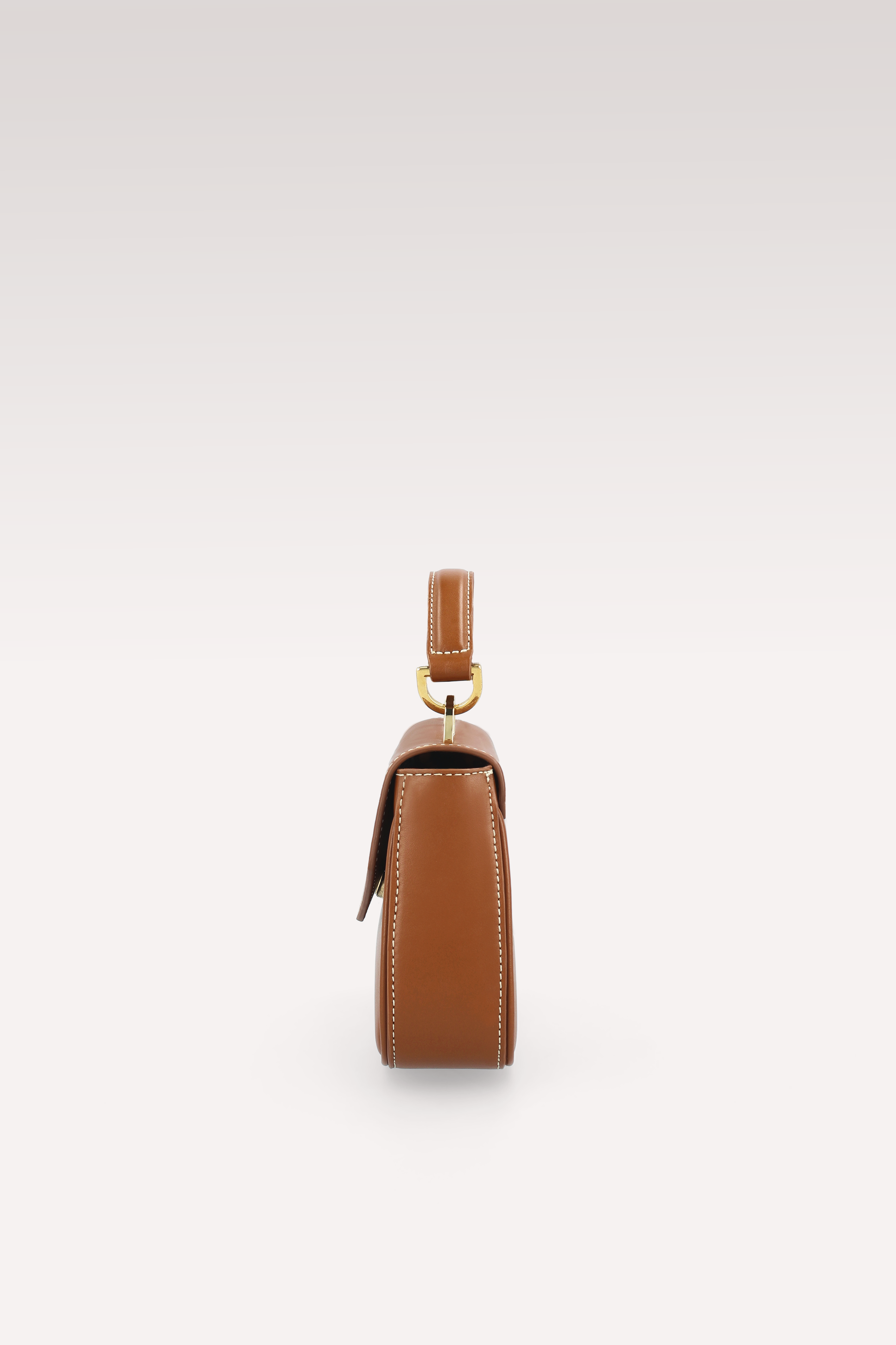 MILLY BROWN NAPPA LEATHER MINI BAG