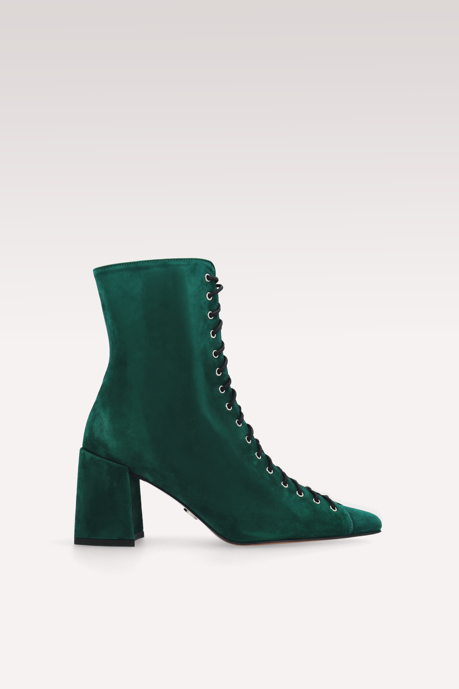 JOLIE 01 MOSS GREEN SUEDE LEATHER ANKLE BOOTS