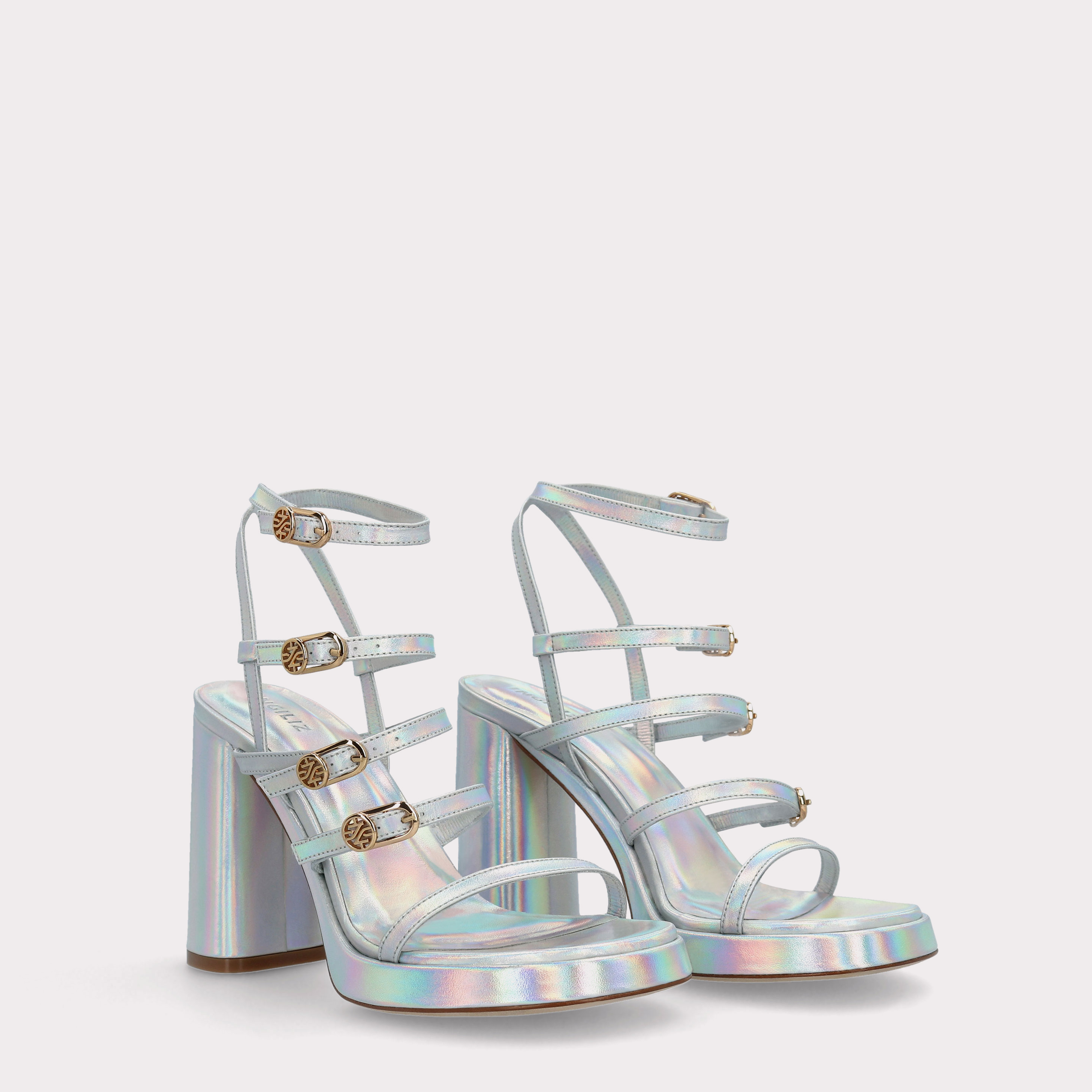 Platform 2025 holographic sandals