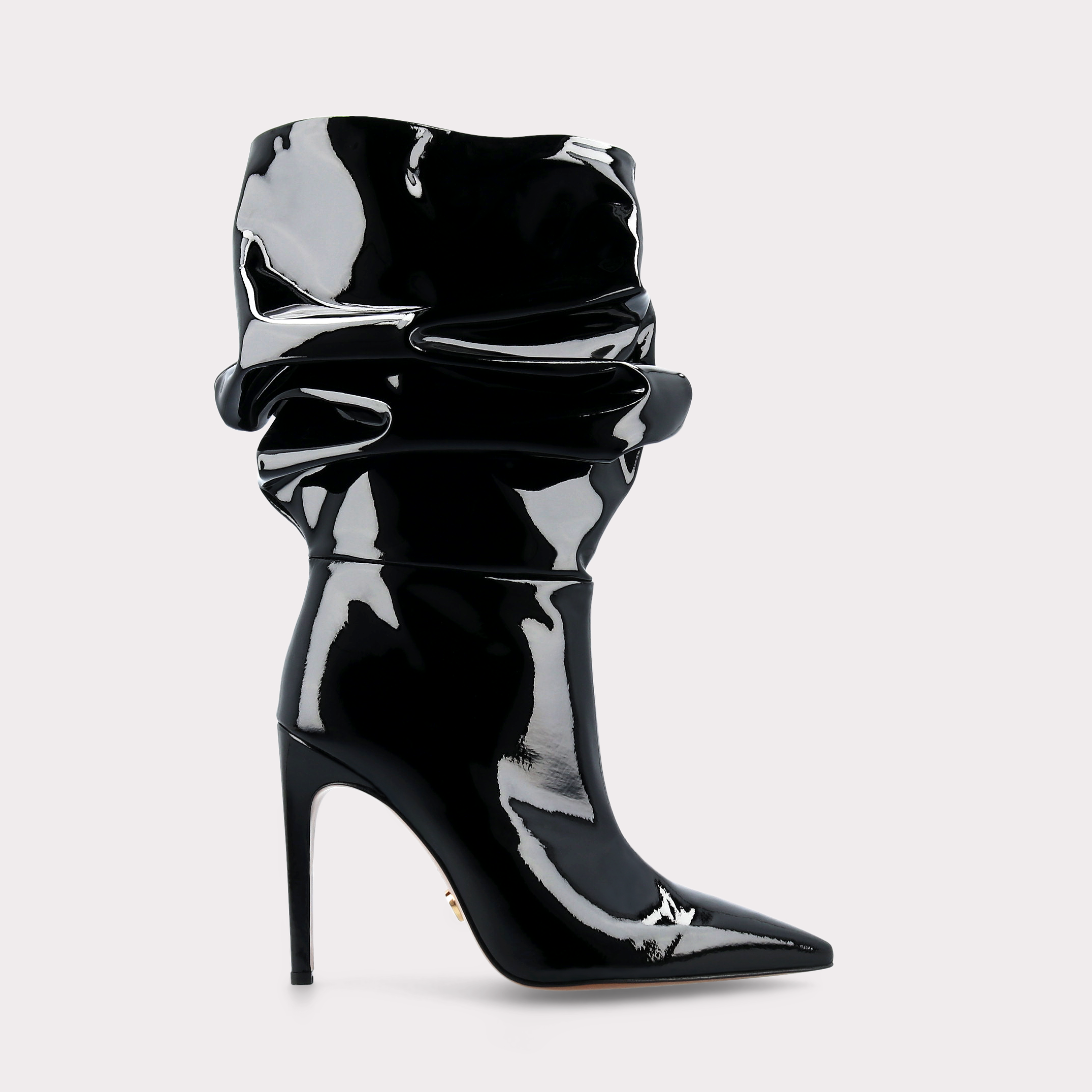 GRACE 03 BLACK PATENT LEATHER BOOTS