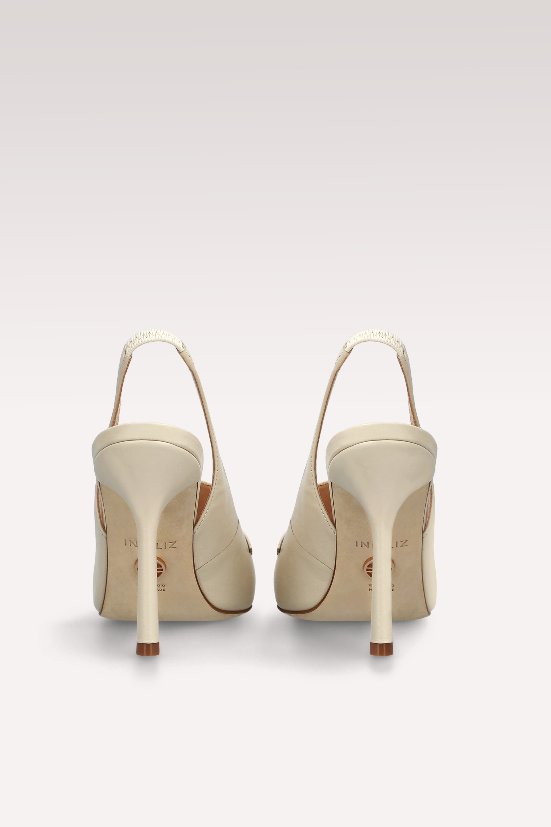 ABA 15 IVORY LEATHER SANDALS