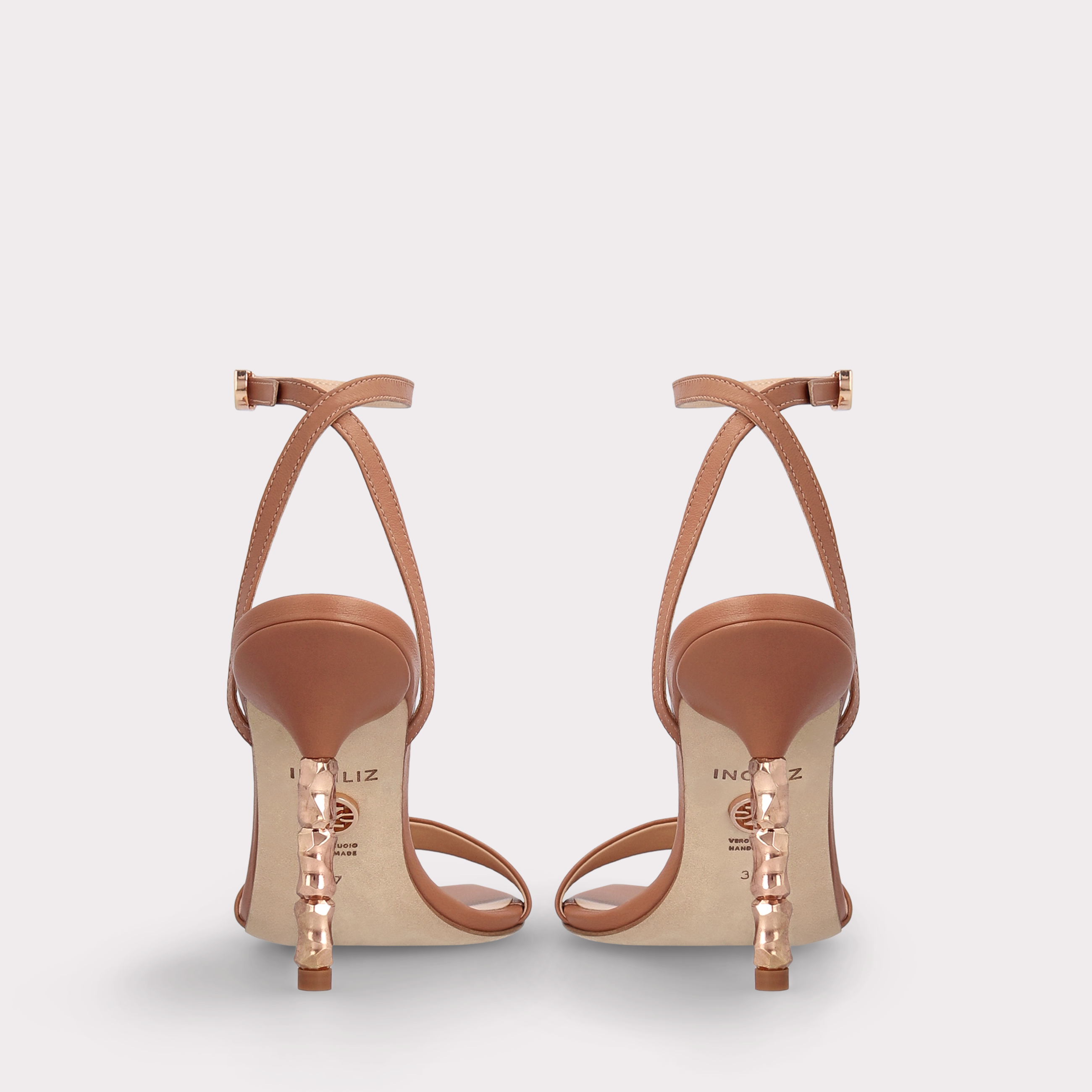 ADA 101 BROWN LEATHER SANDALS