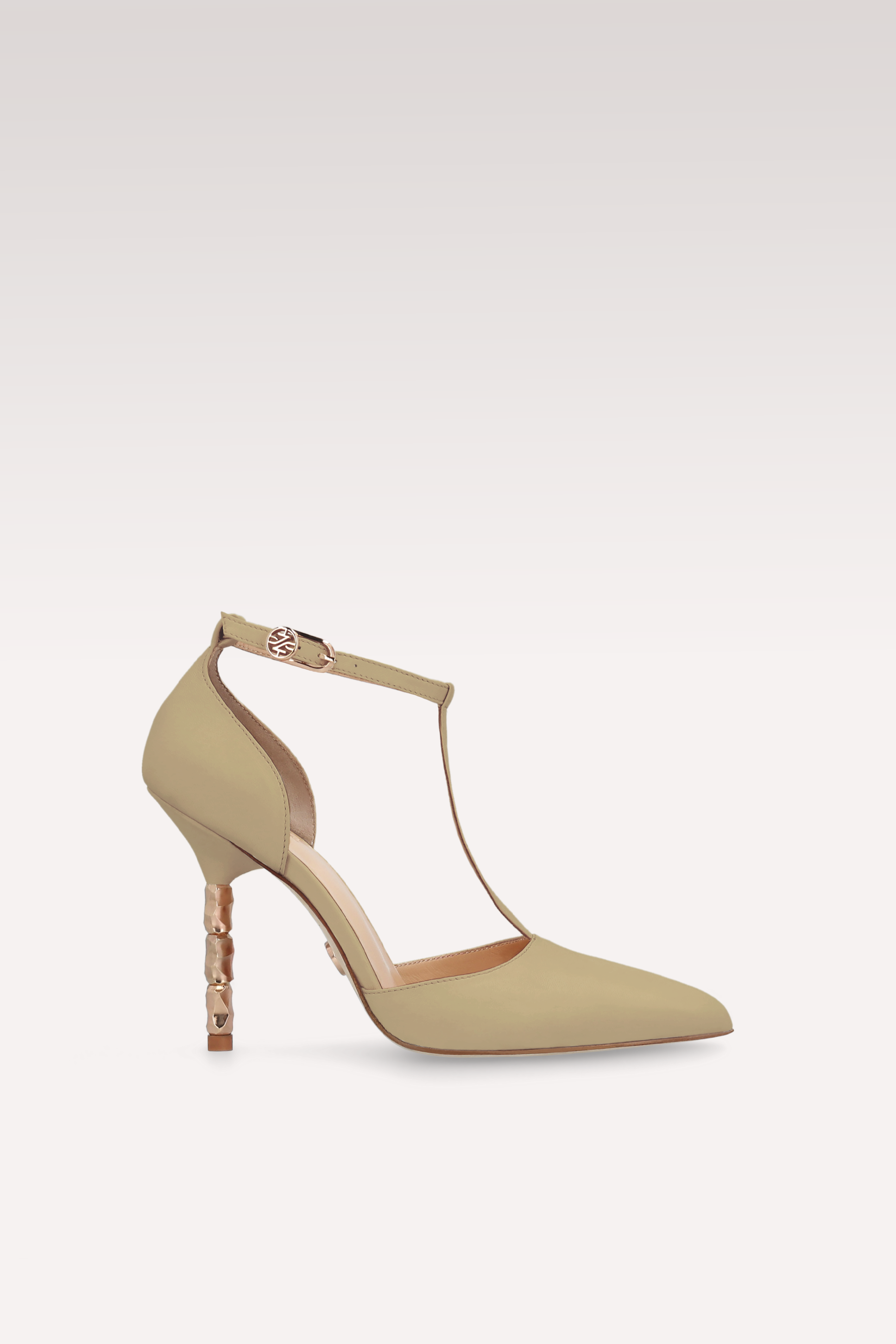 ASTRID 101 NUDE LEATHER PUMPS