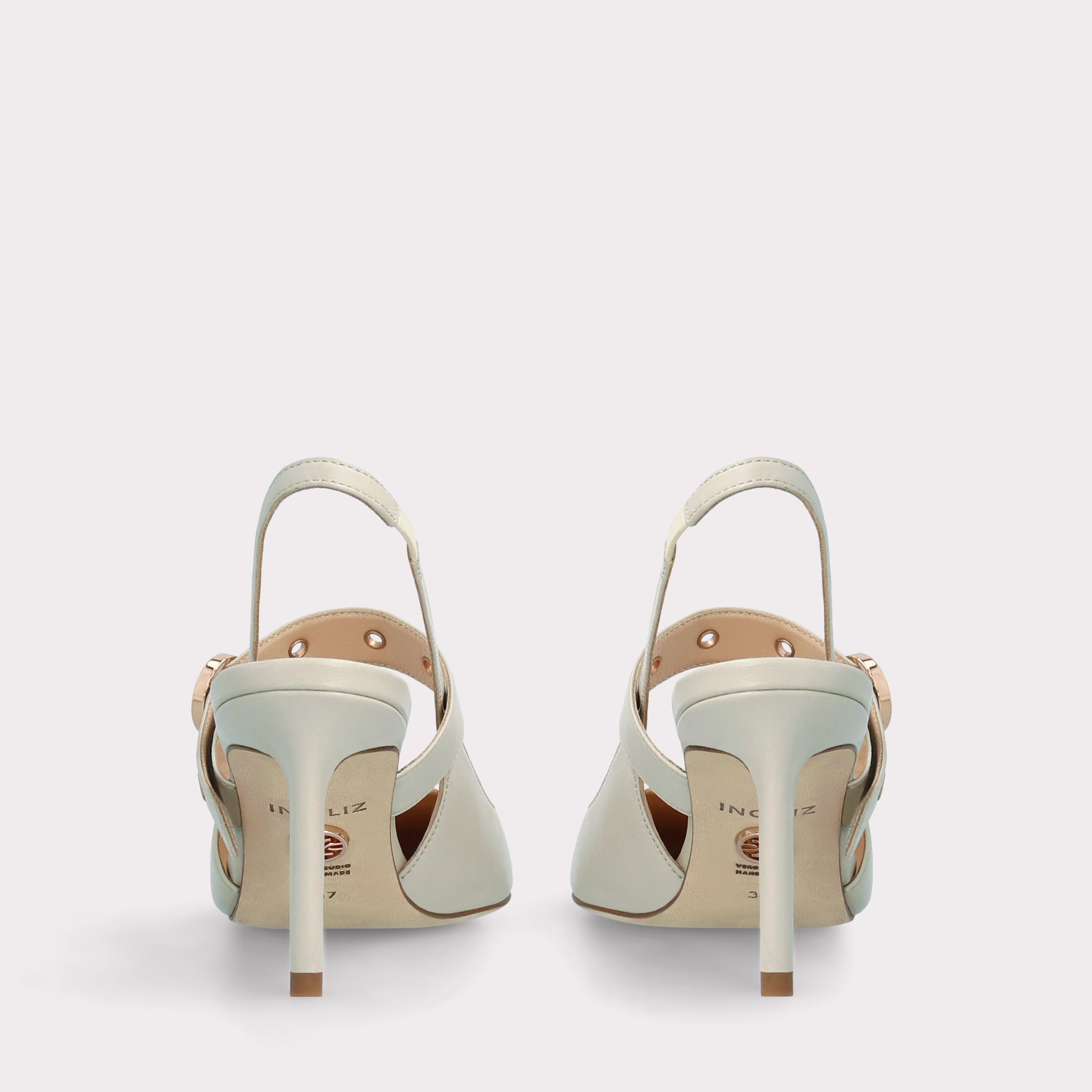 SADIE BEIGE LEATHER PUMP