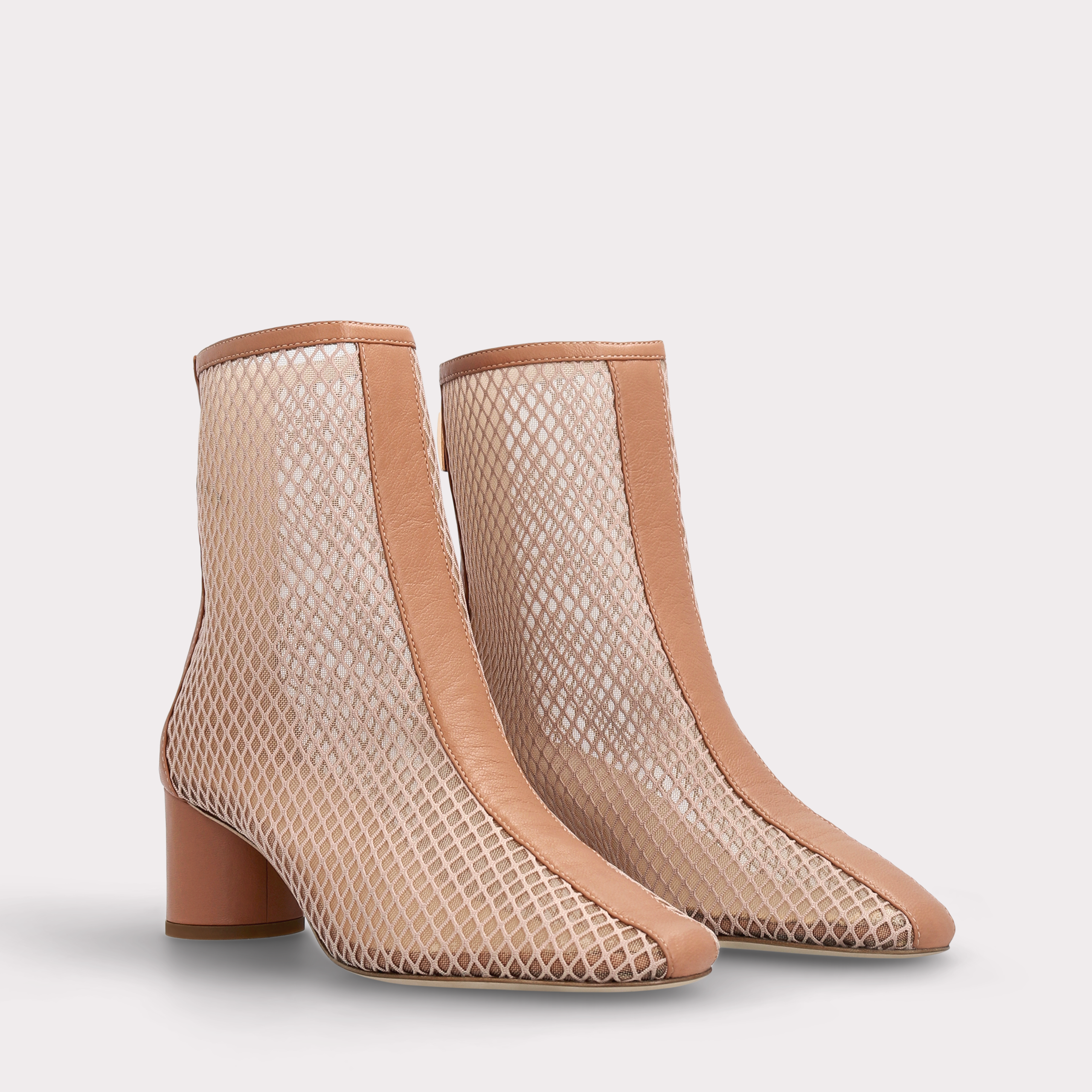 DAKOTA BROWN LEATHER AND MESH BOOT