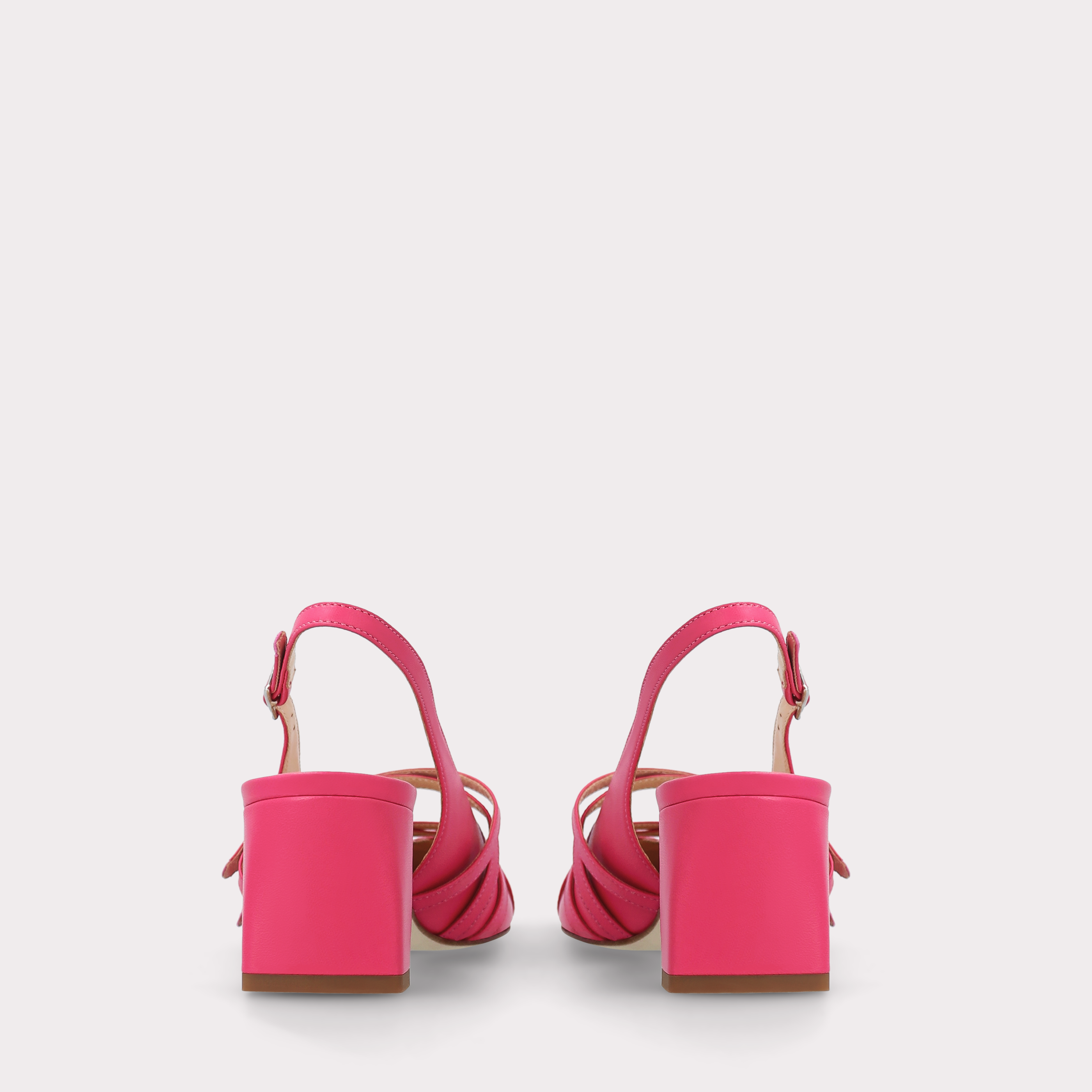 GEORGIA CYCLAMEN LEATHER SLINGBACK