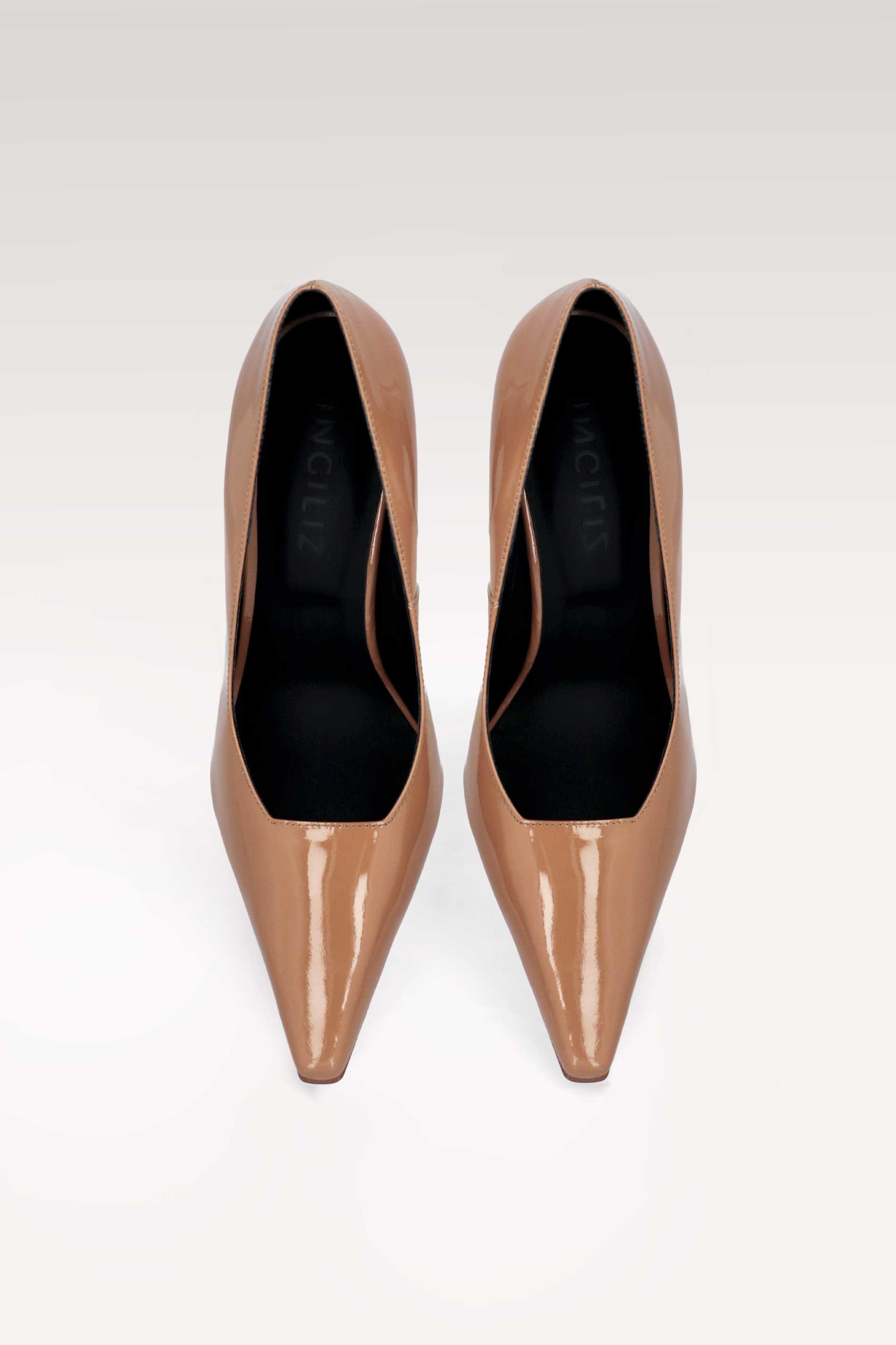 NAOMI SKIN PATENT LEATHER PUMPS
